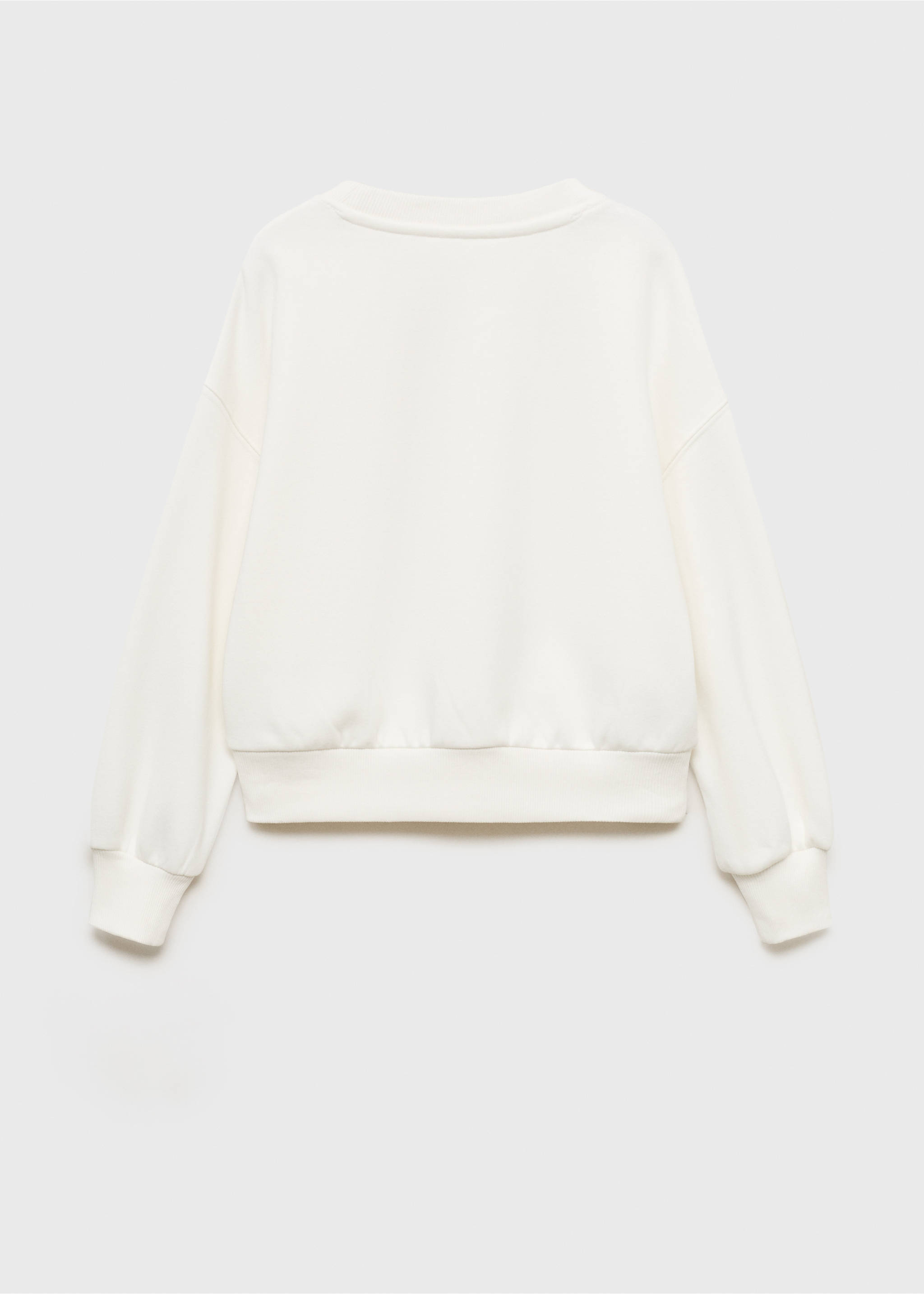 Sweatshirt with embroidered star - Reverse of the article, Off White. Ref: 17013288-00.