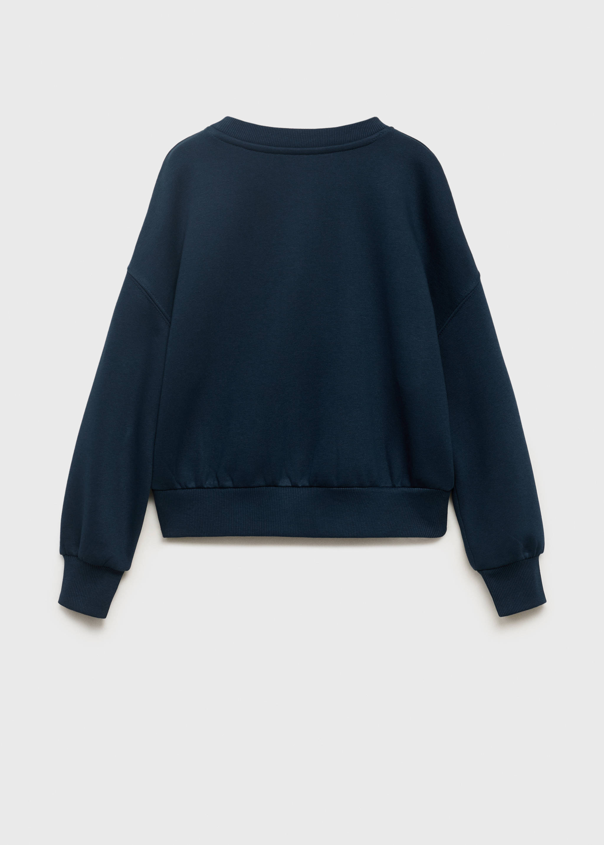 Sweatshirt mit  aufgesticktem Sternenmotiv - Rückseite des Artikels