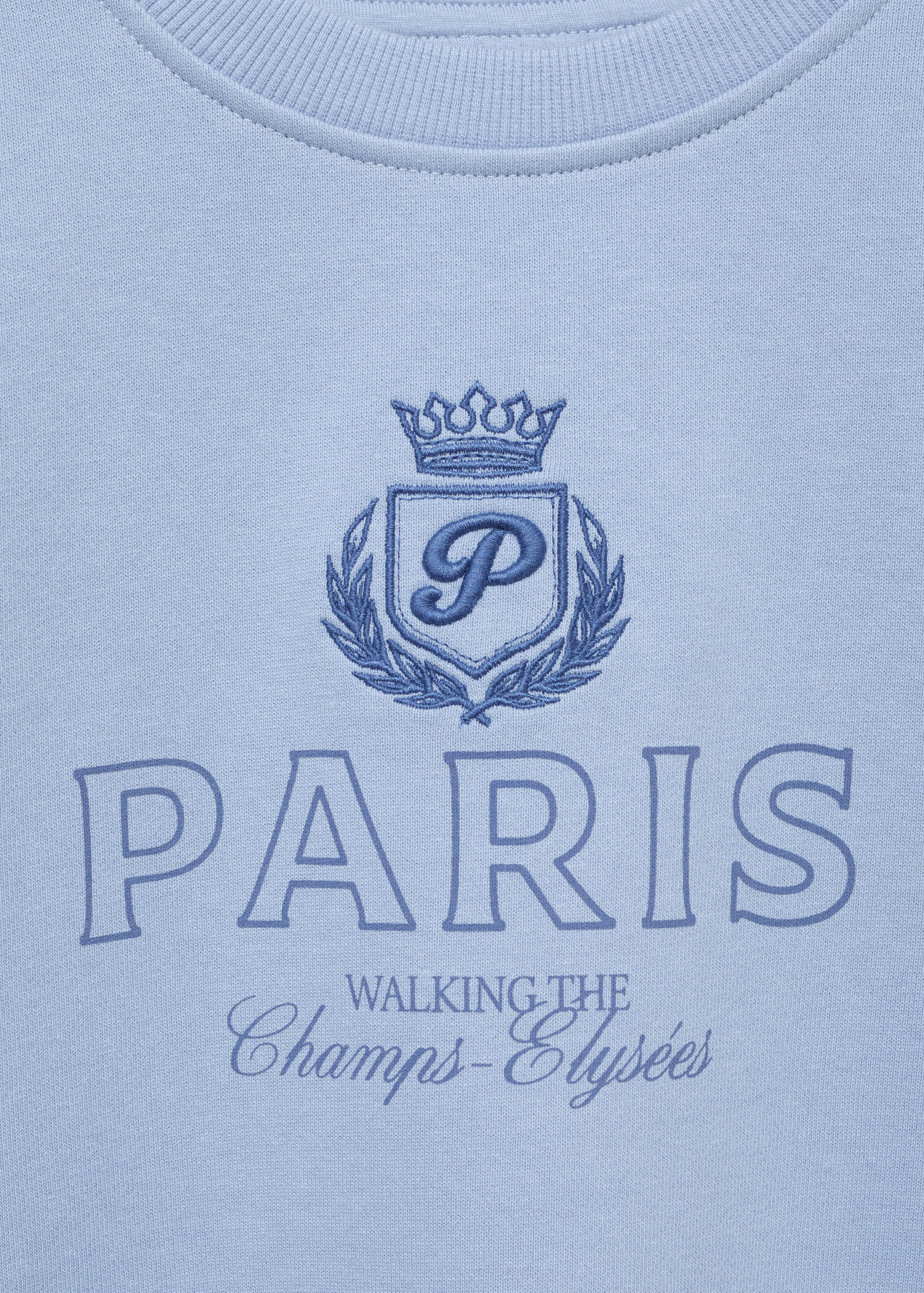 Vyšívaná potištěná mikina - Detail zboží 8