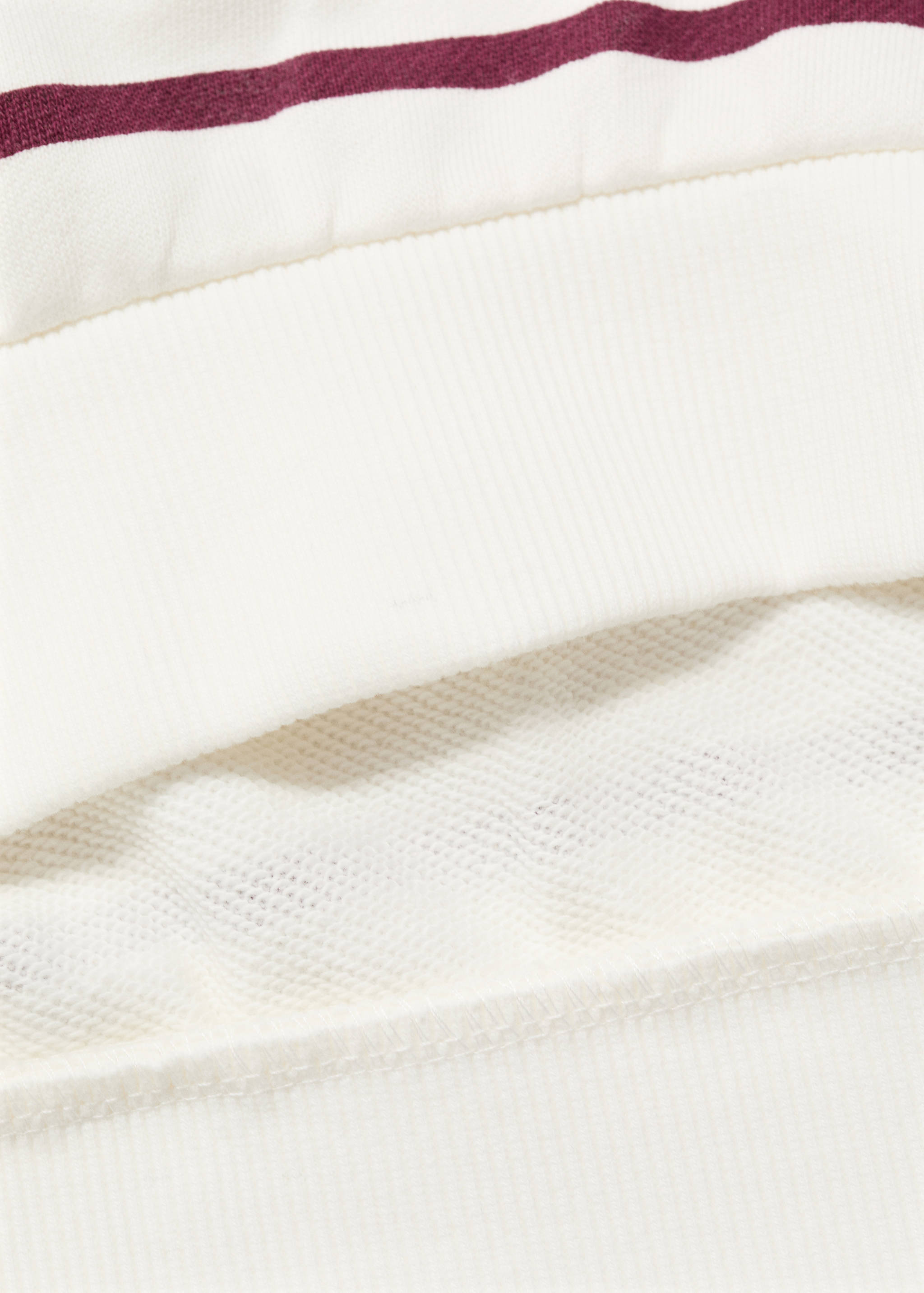 Gestreiftes Sweatshirt mit Stickereien - Detail des Artikels 8