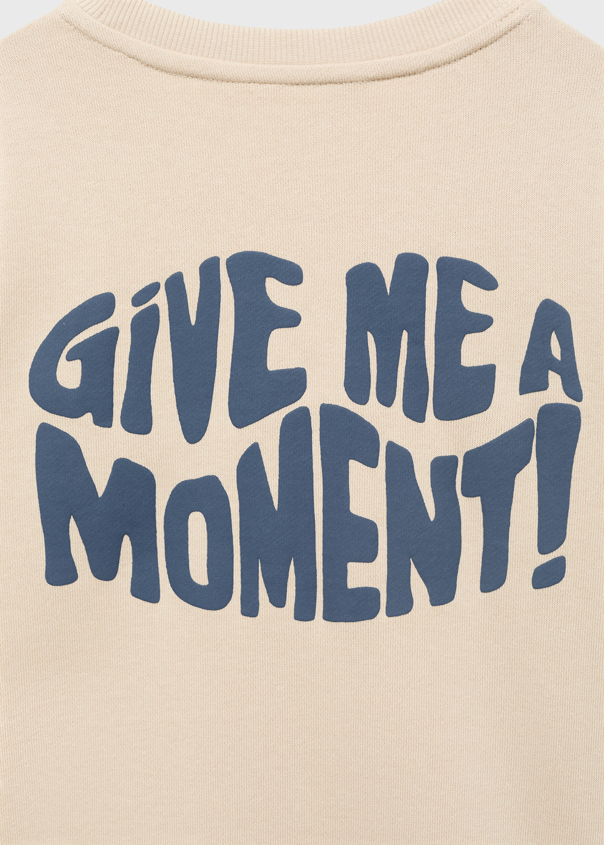 Embossed text sweatshirt - Details of the article 0