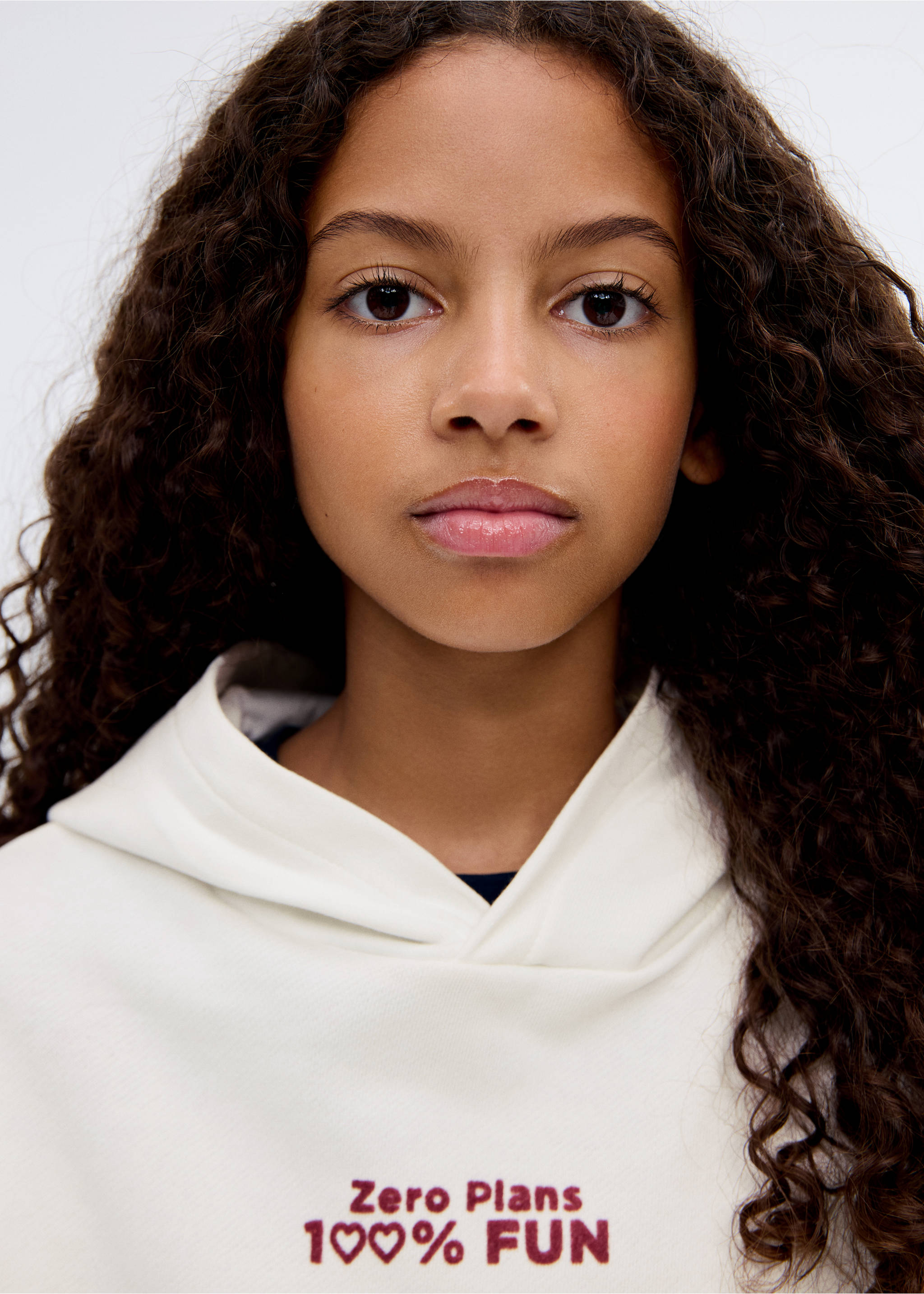 Printed hoodie - Details of the article 1, Off White. Ref: 17013294-00.