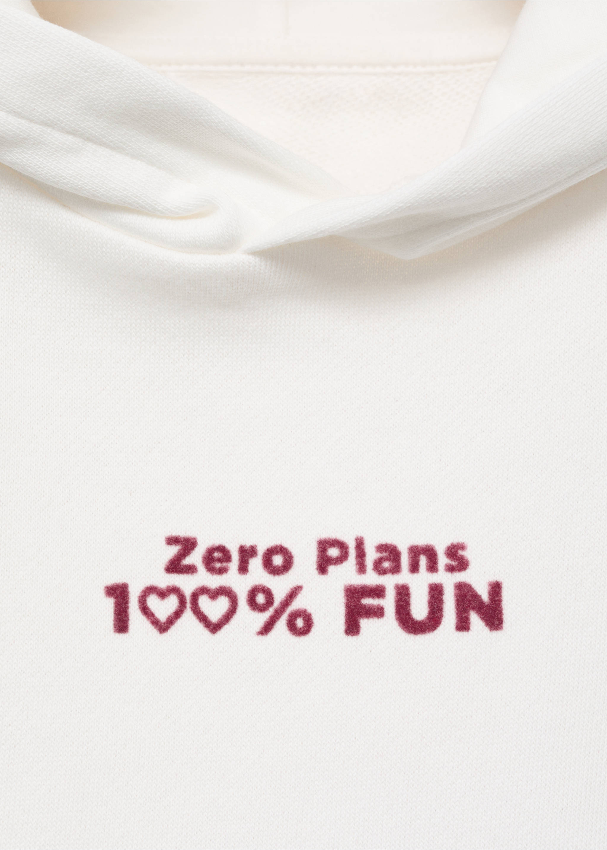 Printed hoodie - Details of the article 8, Off White. Ref: 17013294-00.