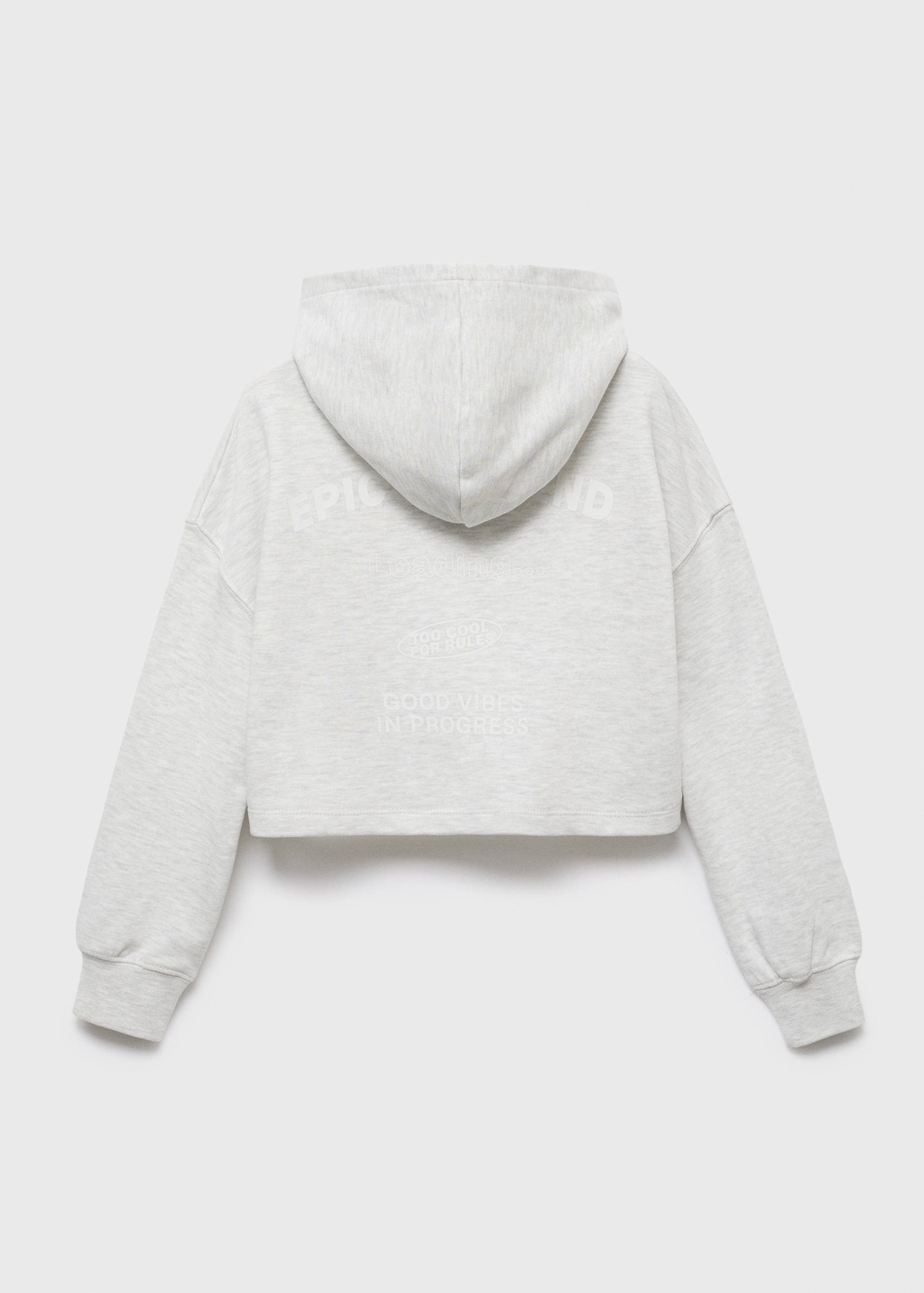 Printed hoodie - Reverse of the article