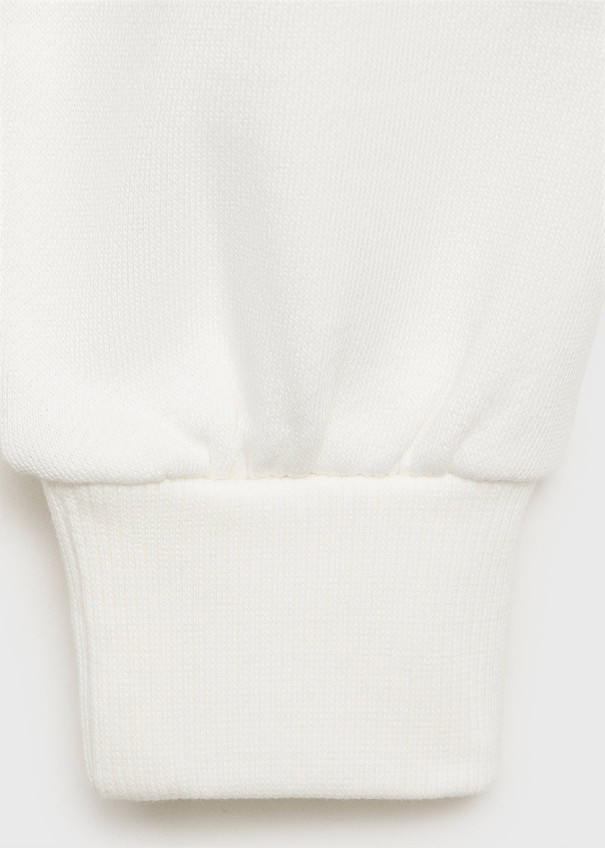 Printed cotton sweatshirt - Details of the article 8, Off White. Ref: 17013295-00.