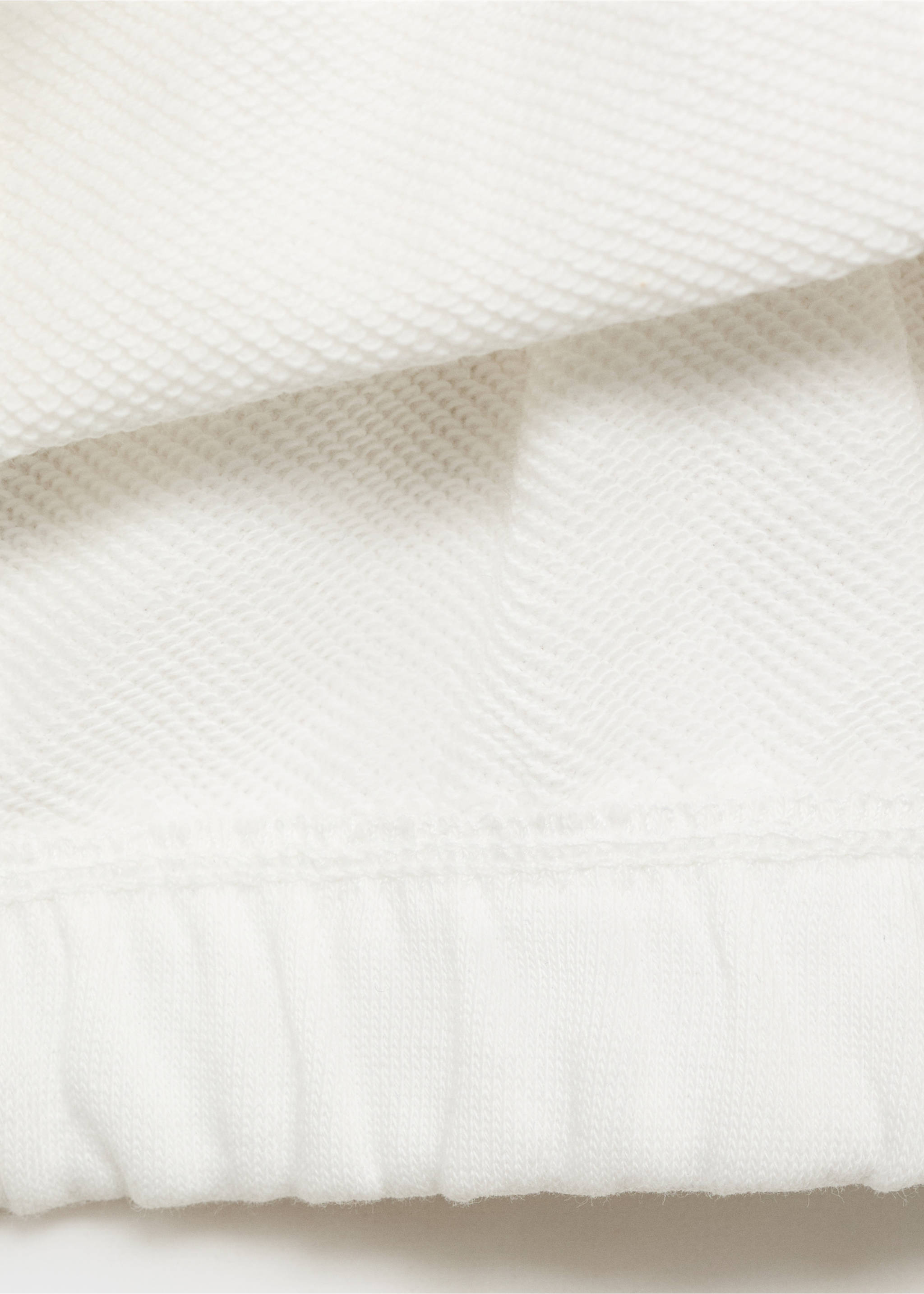Printed cotton sweatshirt - Details of the article 0, Off White. Ref: 17013295-00.