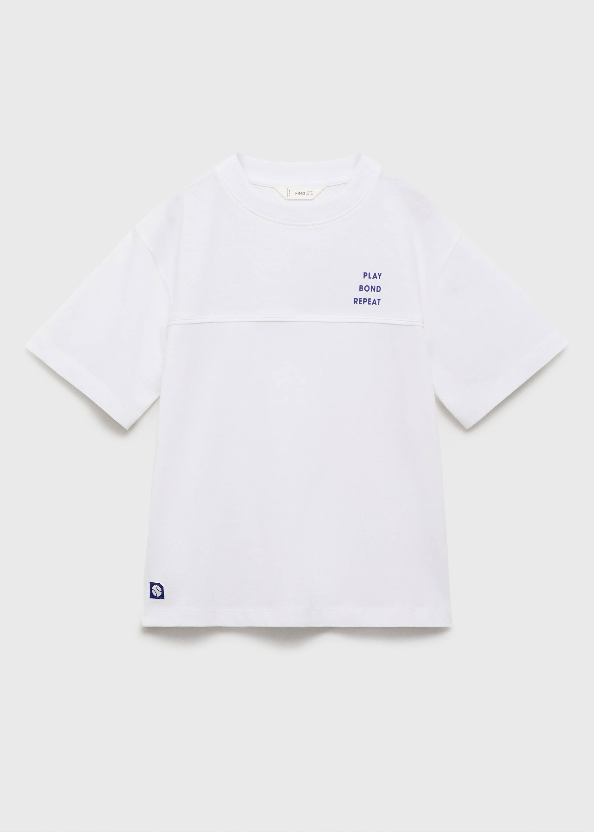 Short-sleeved printed t-shirt - Article without model, Off White. Ref: 17013300-00.