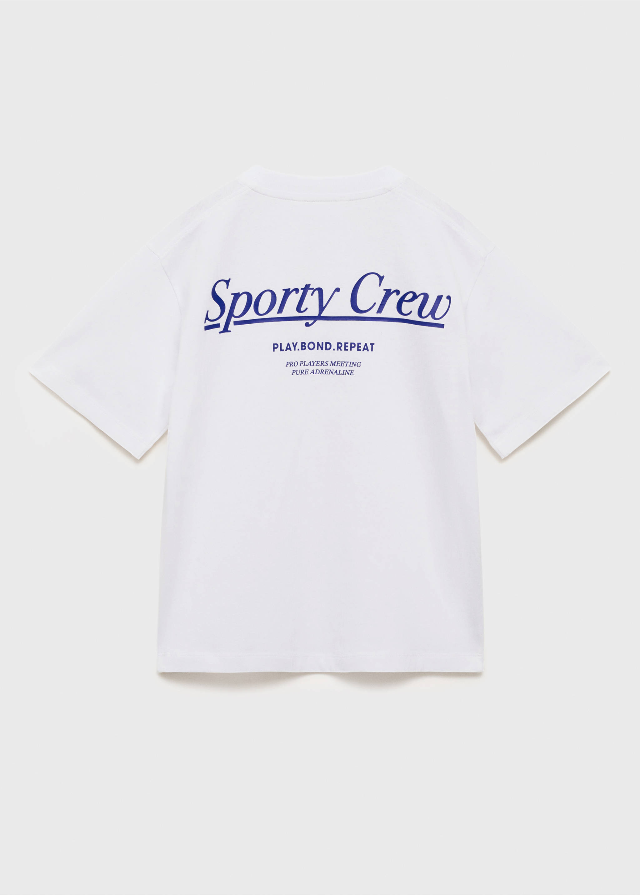Short-sleeved printed t-shirt - Reverse of the article, Off White. Ref: 17013300-00.