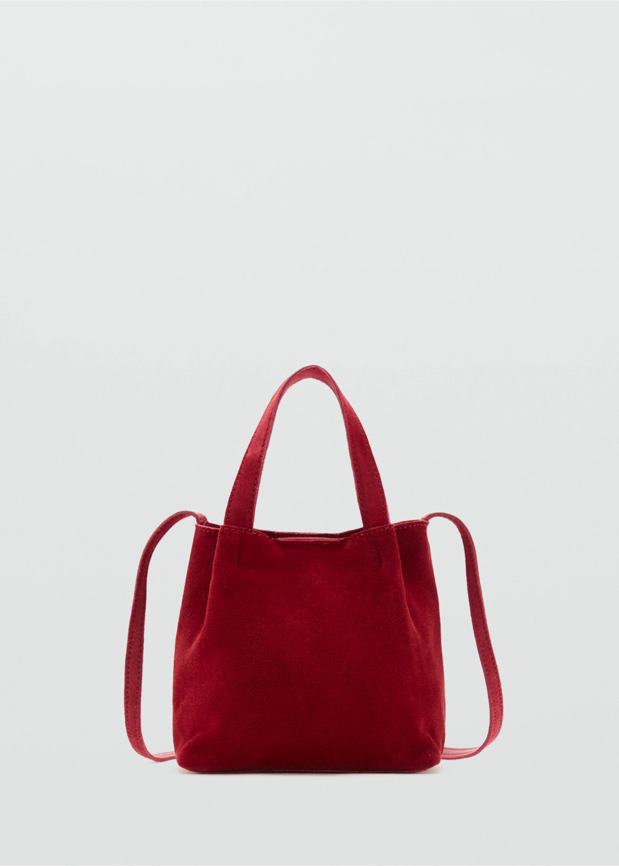 Skórzana torebka tote - Artykuł bez modela/modelki, Czerwony. Ref: 17013301-00.