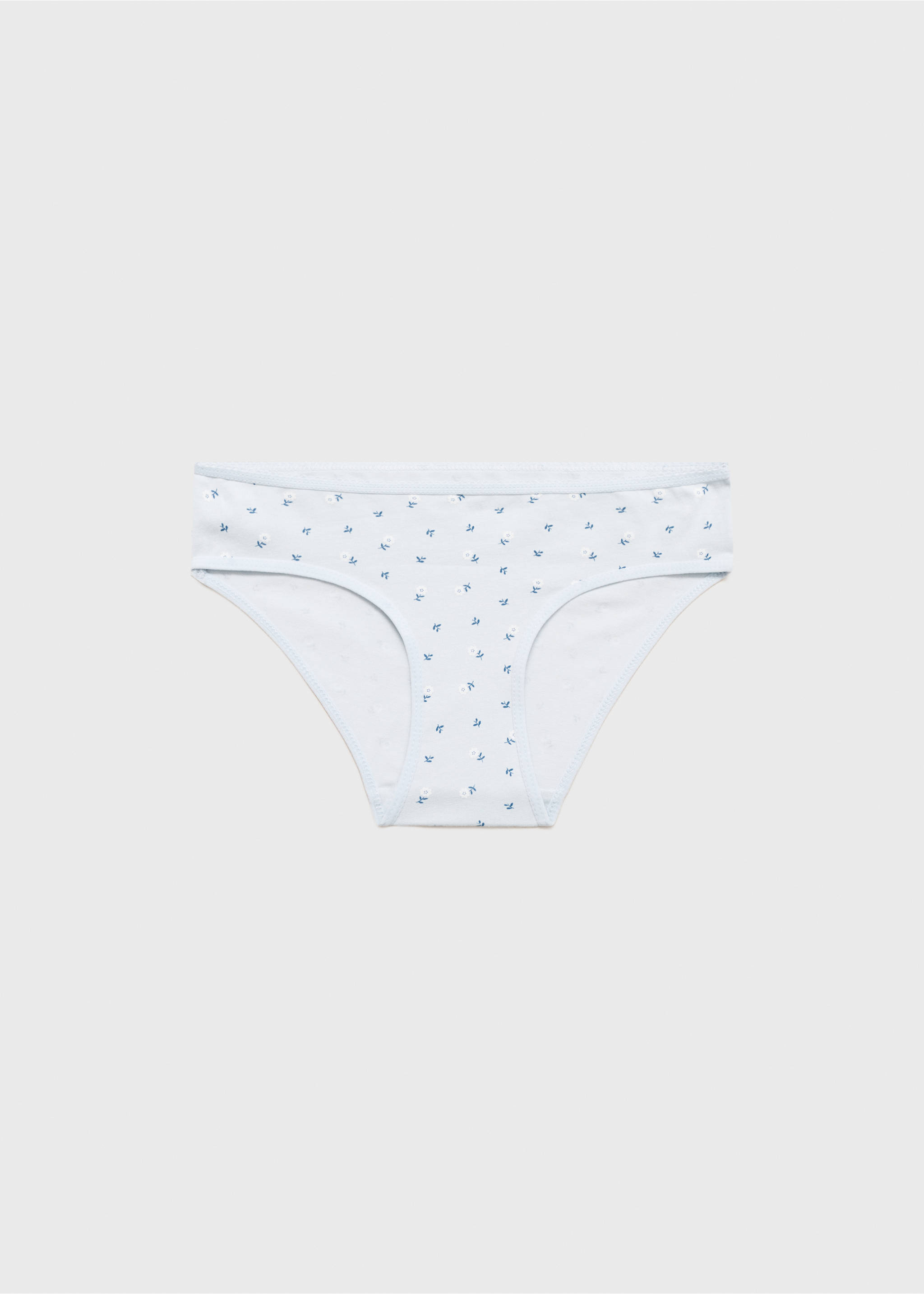 Baumwollslip im Dreierpack - Rückseite des Artikels, Cremeweiß. Ref: 17013304-00.