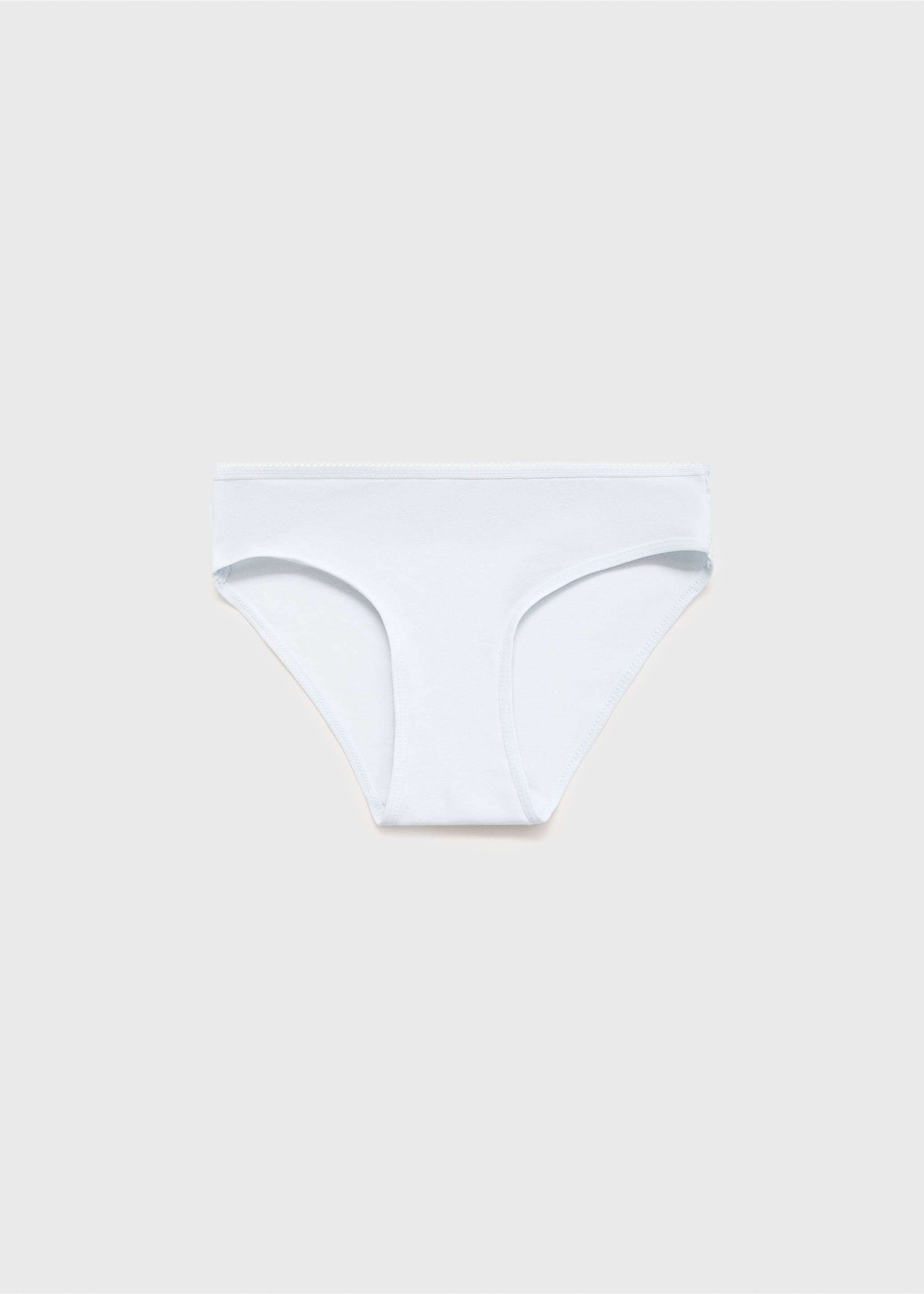 Baumwollslip im Dreierpack - Detail des Artikels 0, Himmelblau. Ref: 17013305-00.