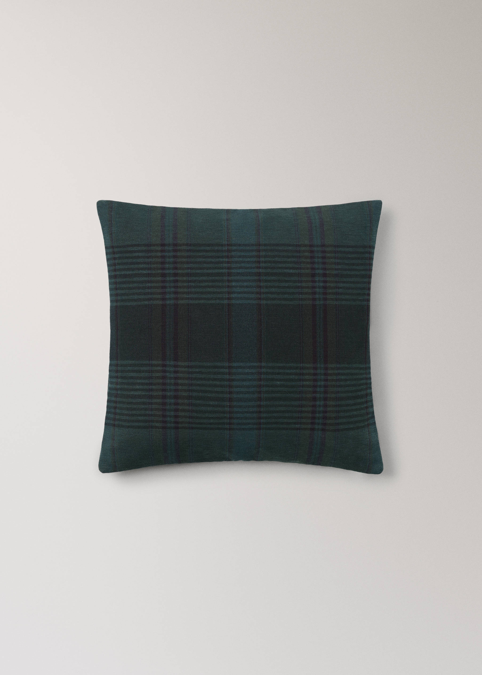 Overdyed check cushion cover 50x50cm - Article without model