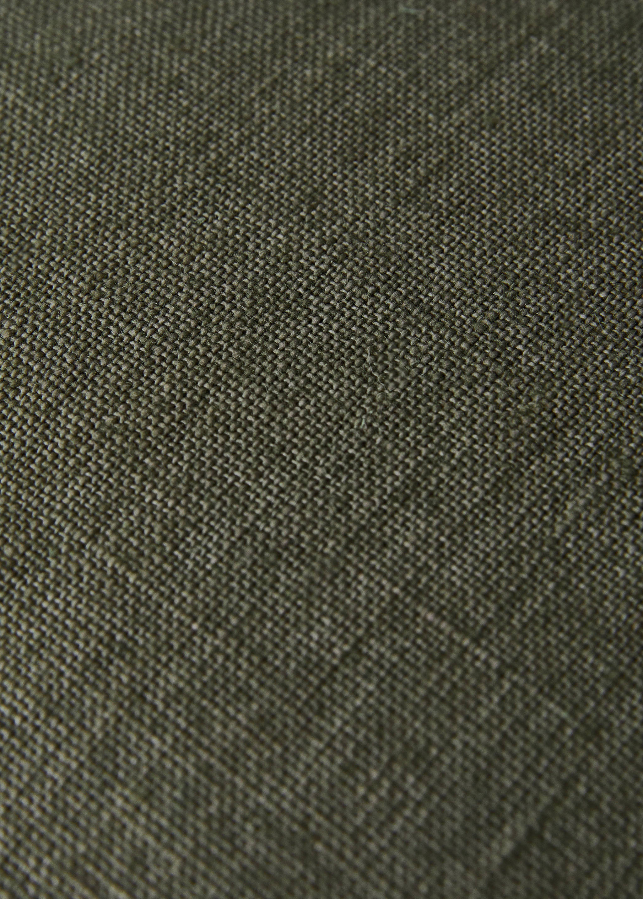 Two-tone linen cushion cover 45x45 cm - Details of the article 4