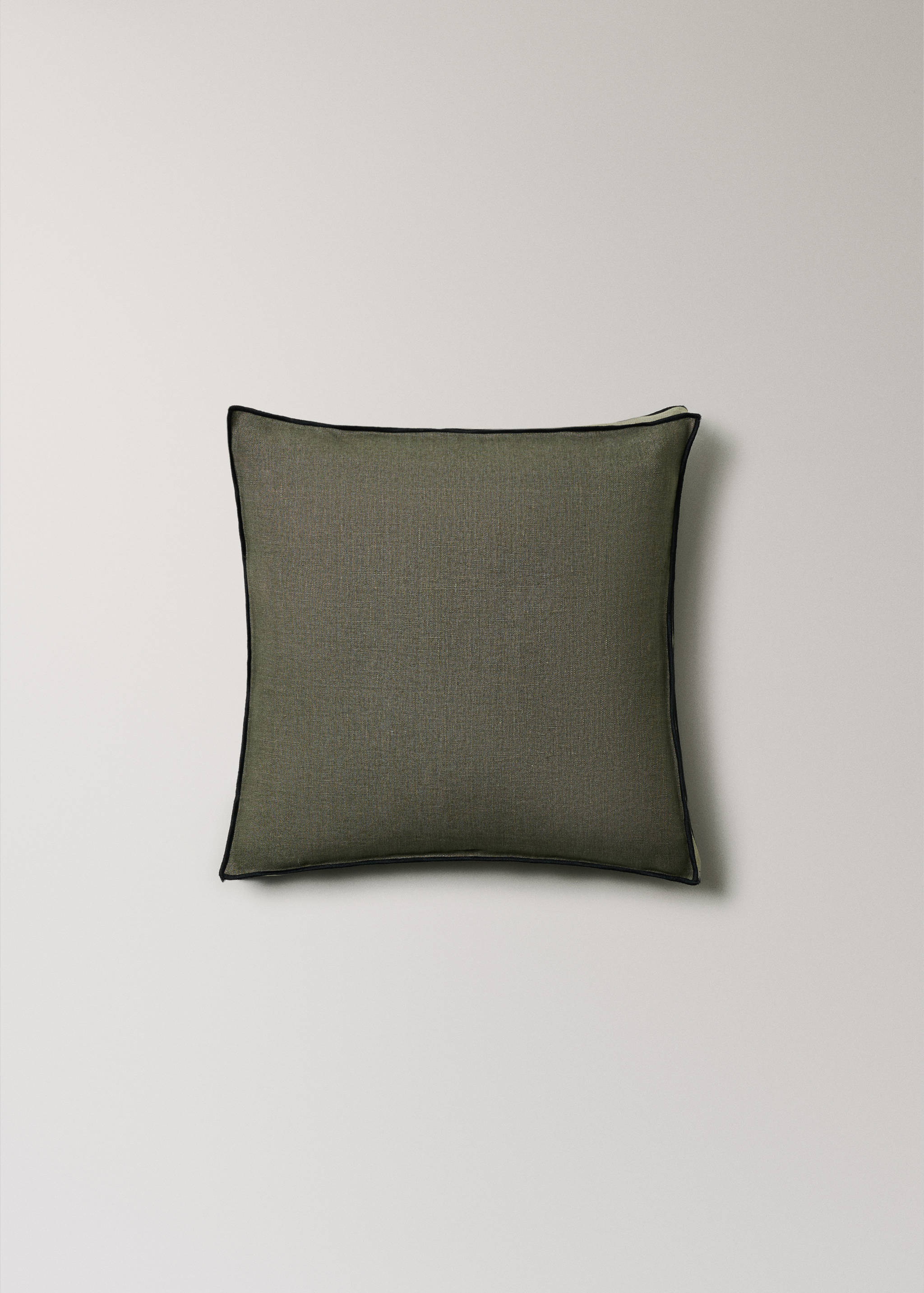 Two-tone linen cushion cover 45x45 cm - Article without model