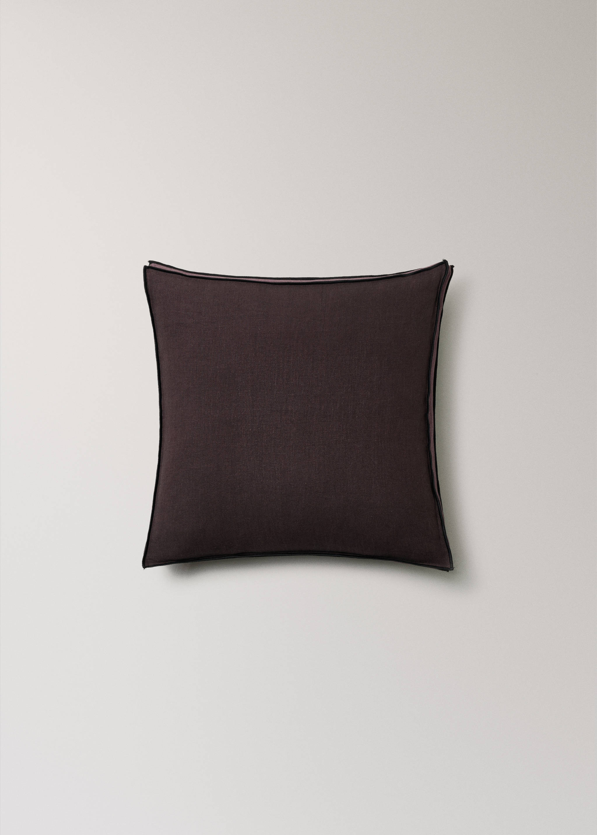 Two-tone linen cushion cover 45x45 cm - Article without model
