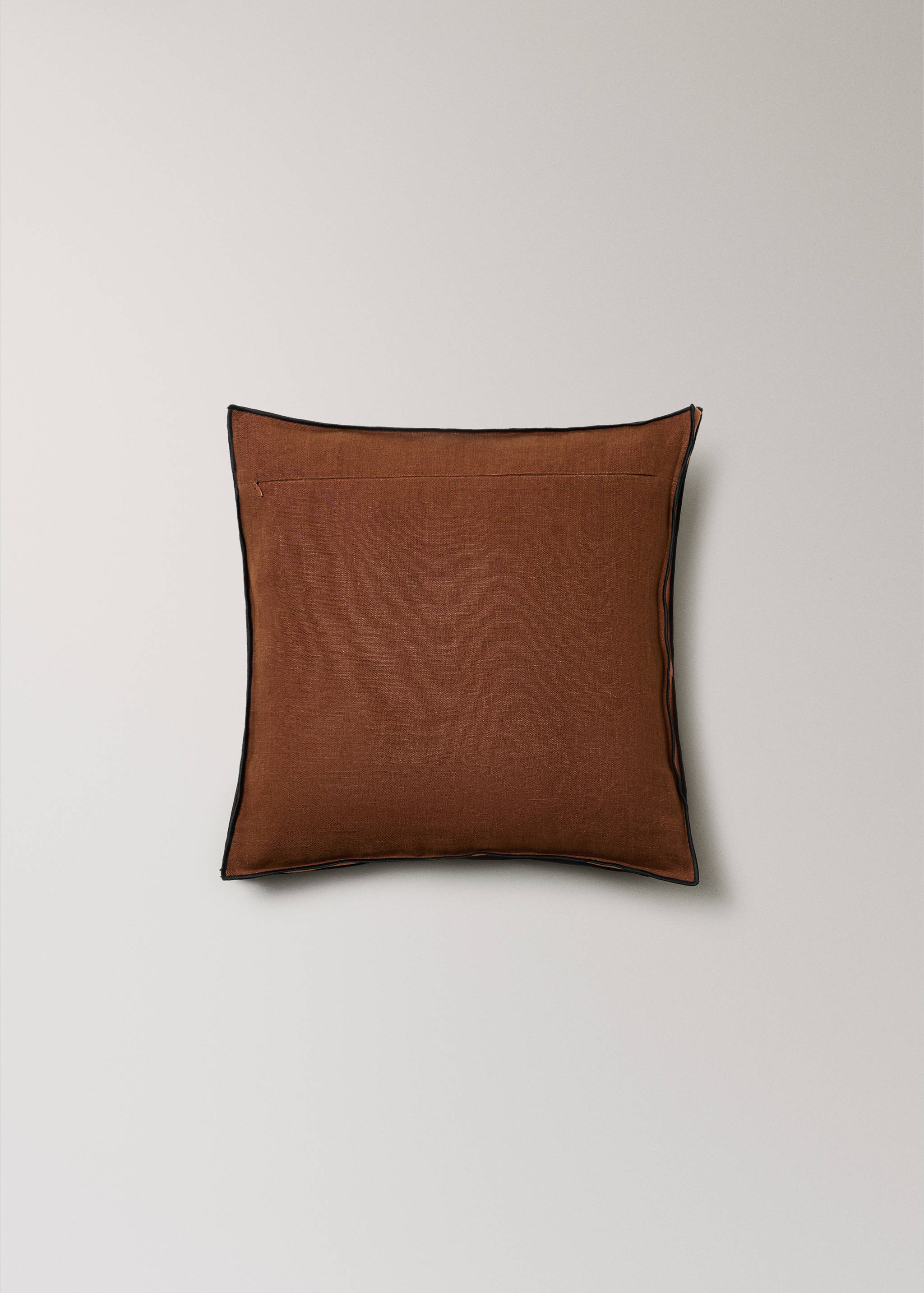 Two-tone linen cushion cover 45x45 cm - Details of the article 1