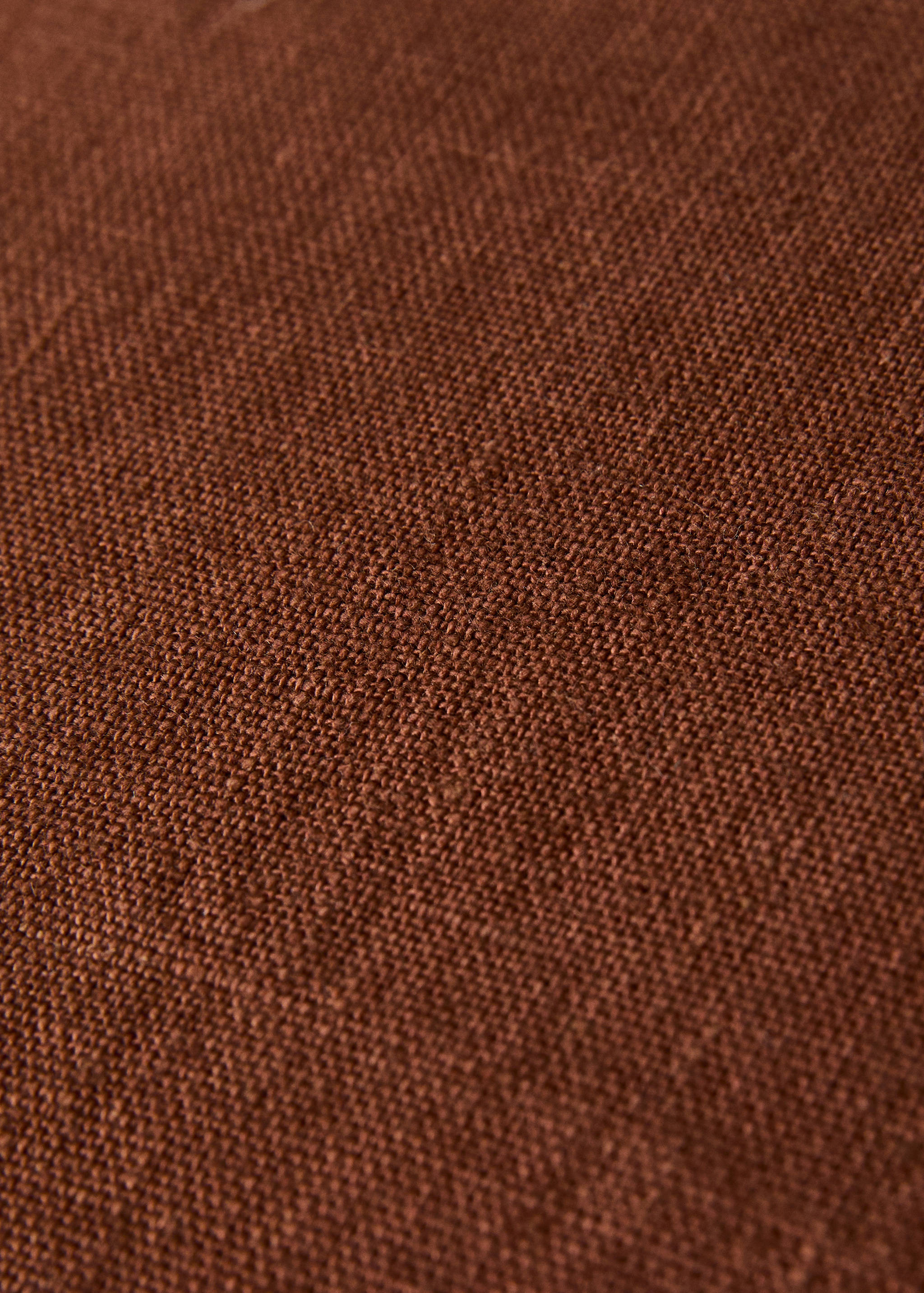 Two-tone linen cushion cover 45x45 cm - Details of the article 4