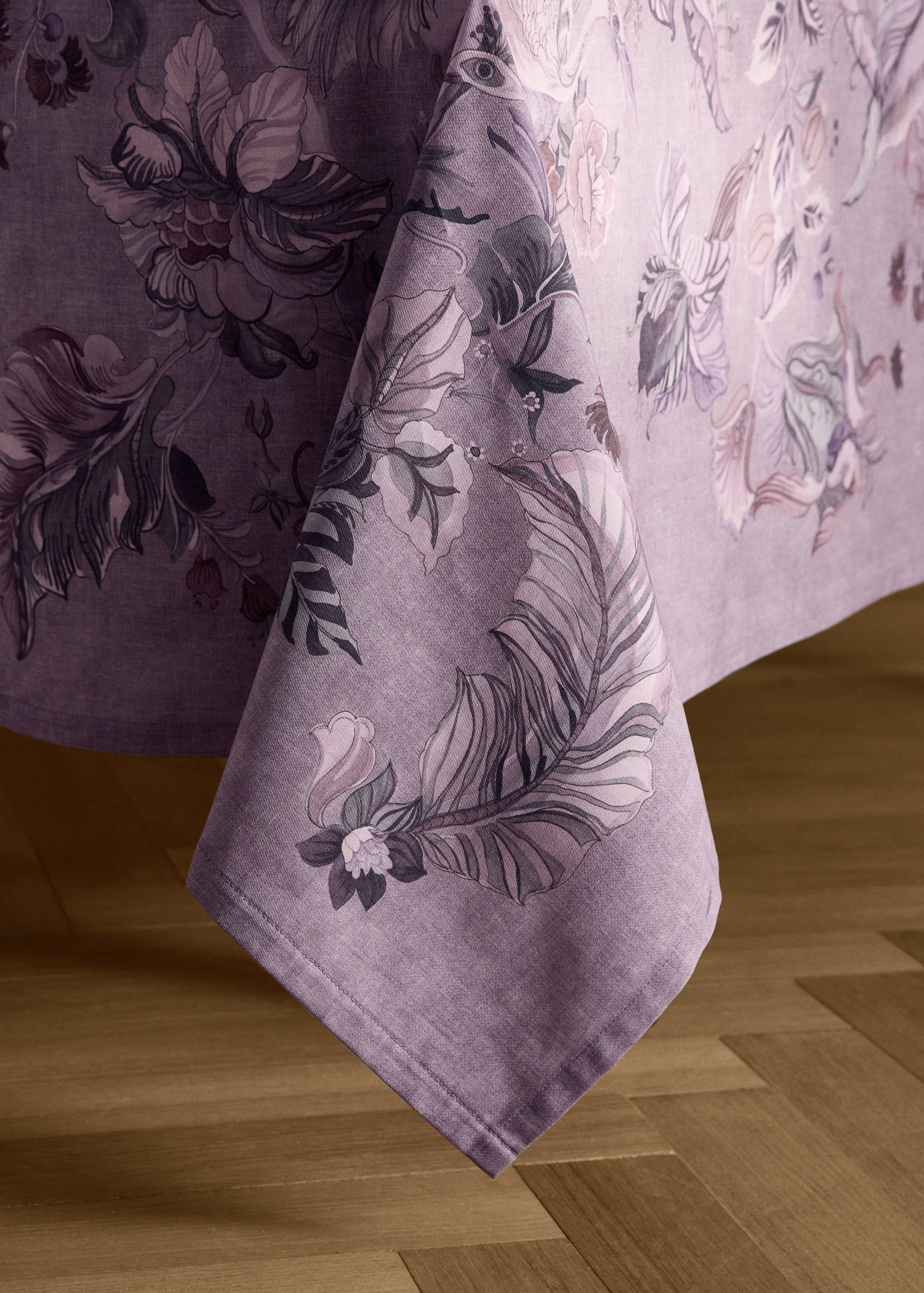 Nappe en coton motif floral pour 6 à 8 convives - Détail de l'article 8