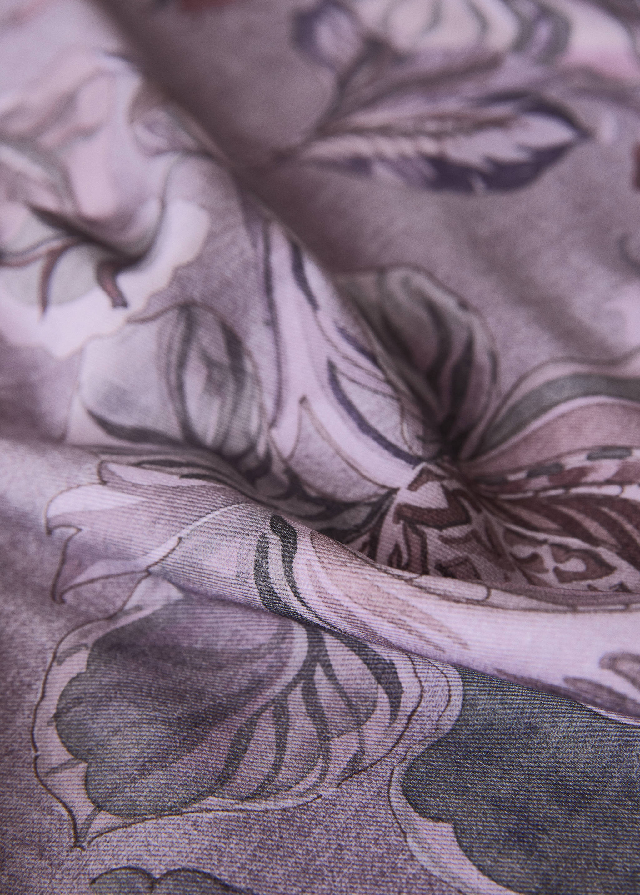Nappe en coton motif floral pour 6 à 8 convives - Détail de l'article 2