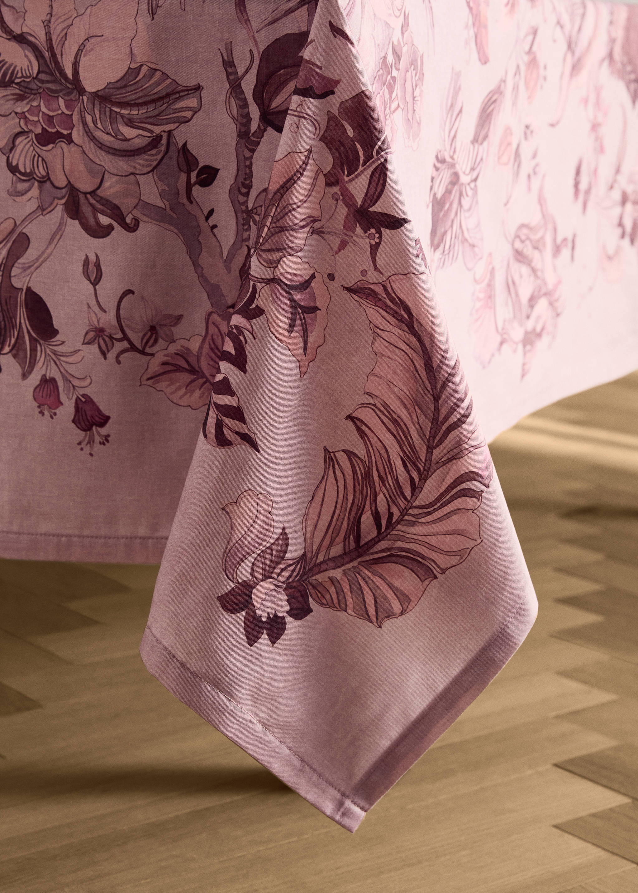 Nappe en coton motif floral pour 6 à 8 convives - Détail de l'article 8