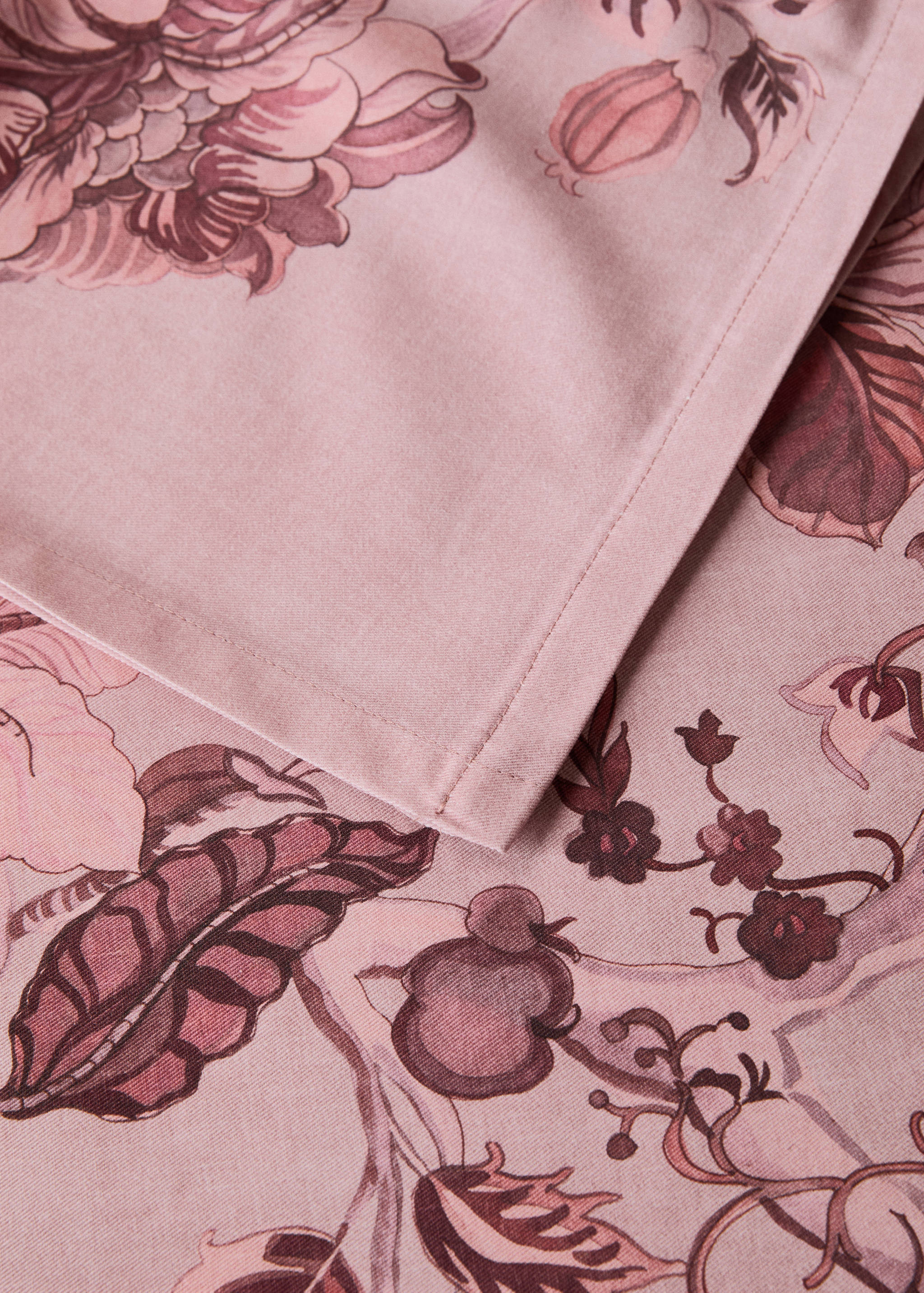 Nappe en coton motif floral pour 6 à 8 convives - Détail de l'article 1