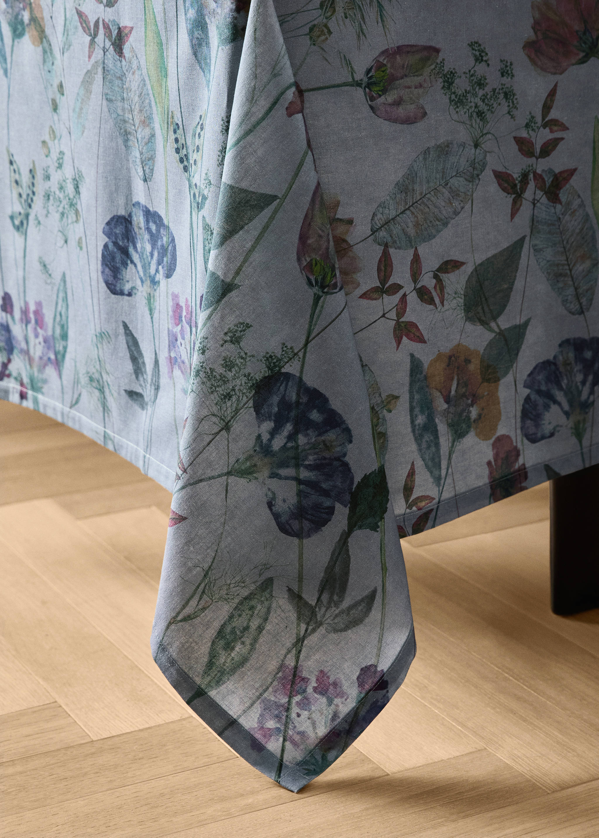Florale Tischdecke aus Baumwolle mit Leinen mit  für 8 bis 10 Personen - Detail des Artikels 8