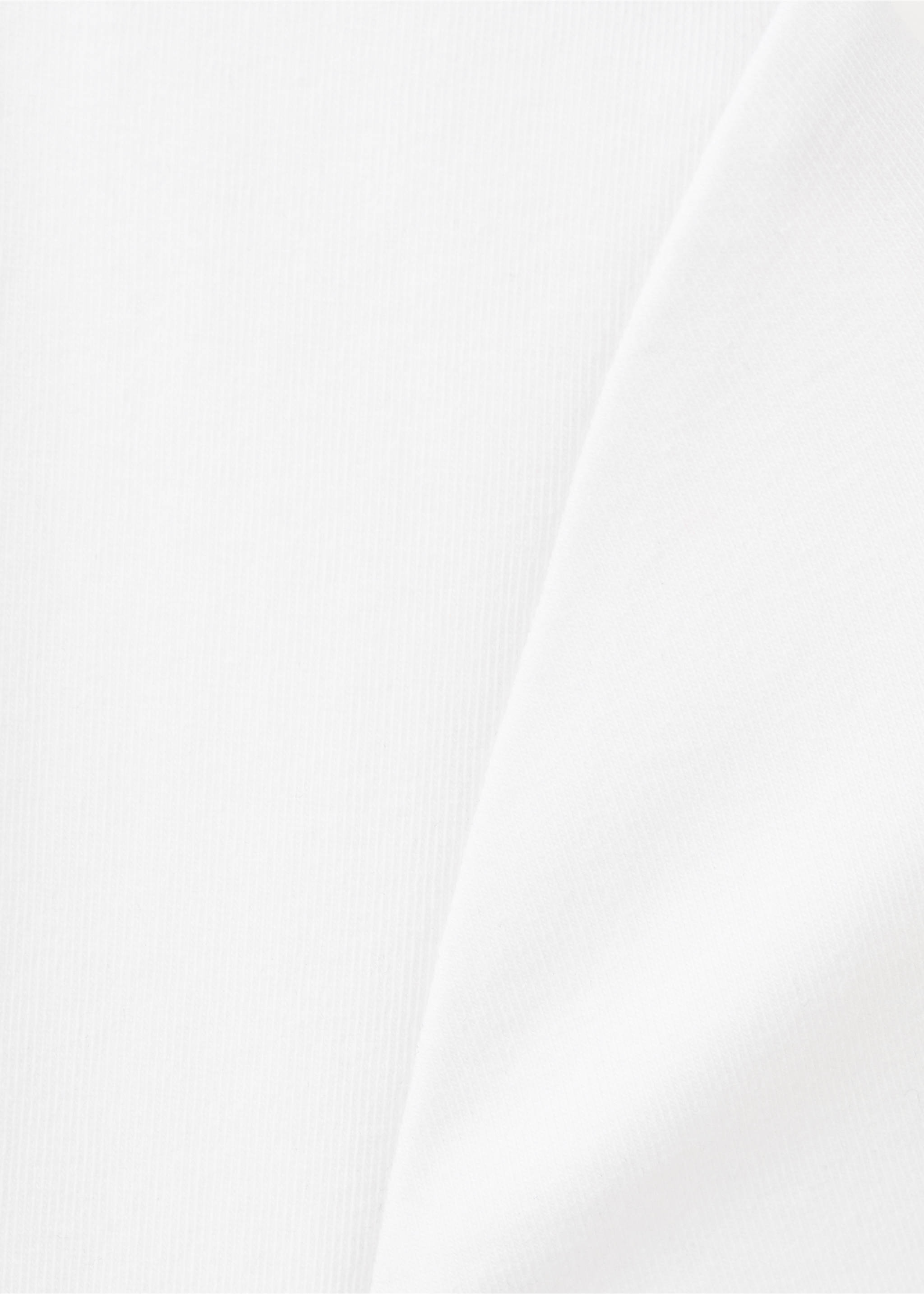 Fitted cotton t-shirt - Details of the article 0, Off White. Ref: 17013337-00.
