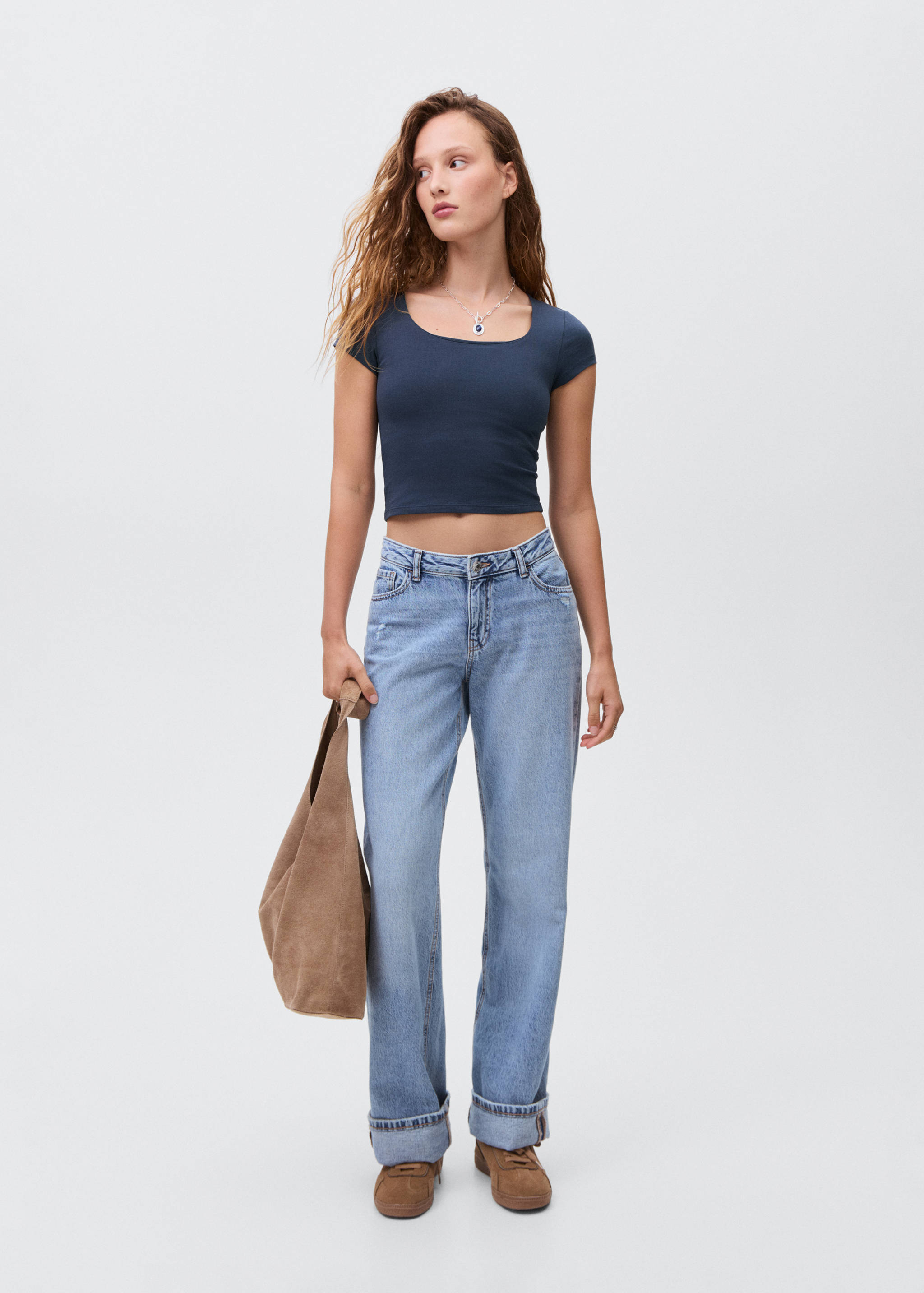 Fitted cotton t-shirt - General plane