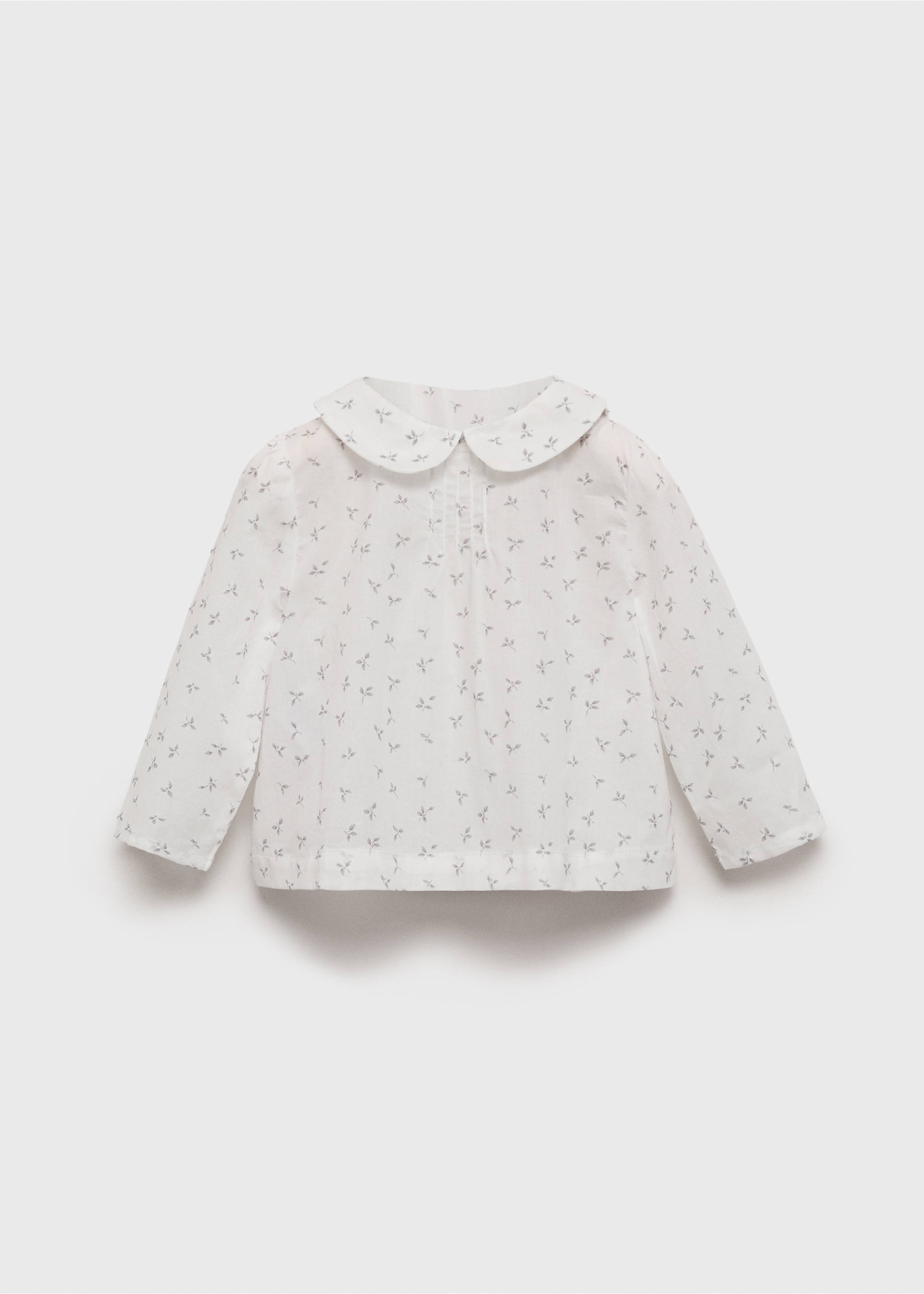 Floral print blouse - Article without model, Off White. Ref: 17013798-00.