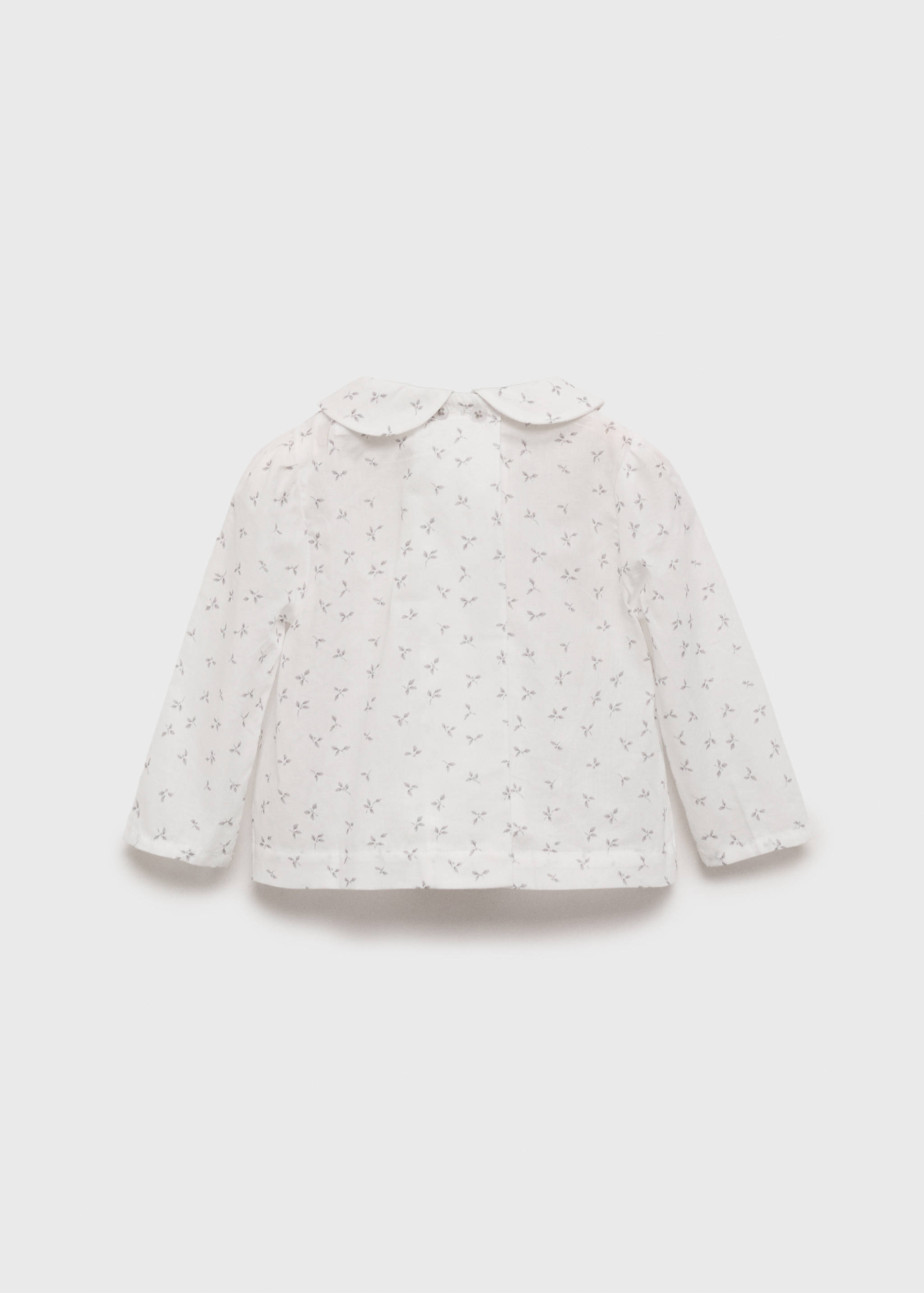 Floral print blouse - Reverse of the article