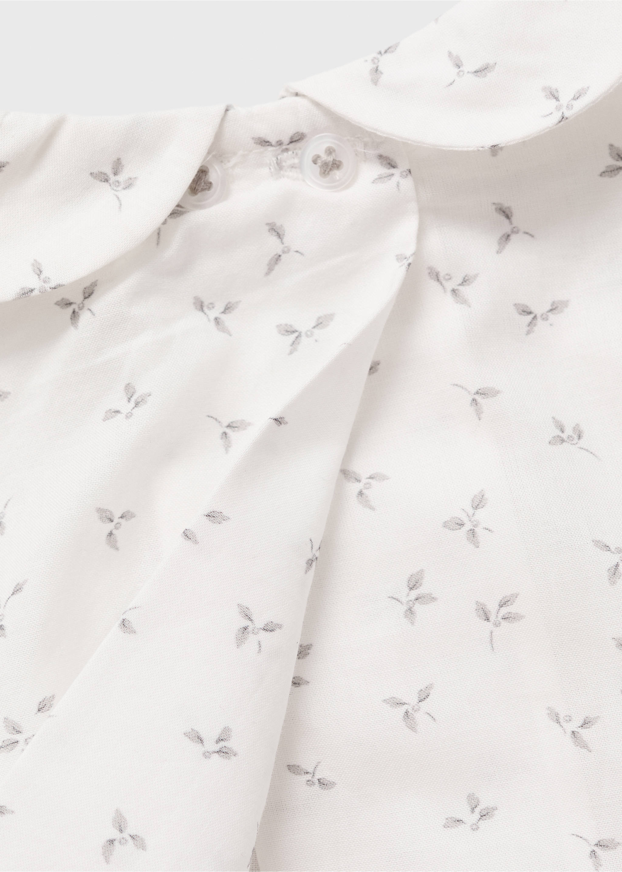 Floral print blouse - Details of the article 0, Off White. Ref: 17013798-00.