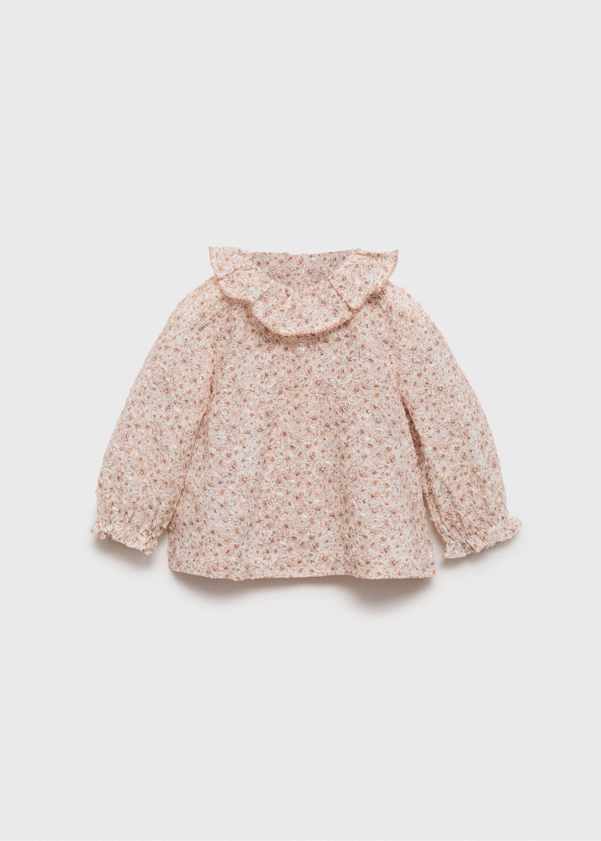 Floral print blouse - Article without model, Pink. Ref: 17013799-00.