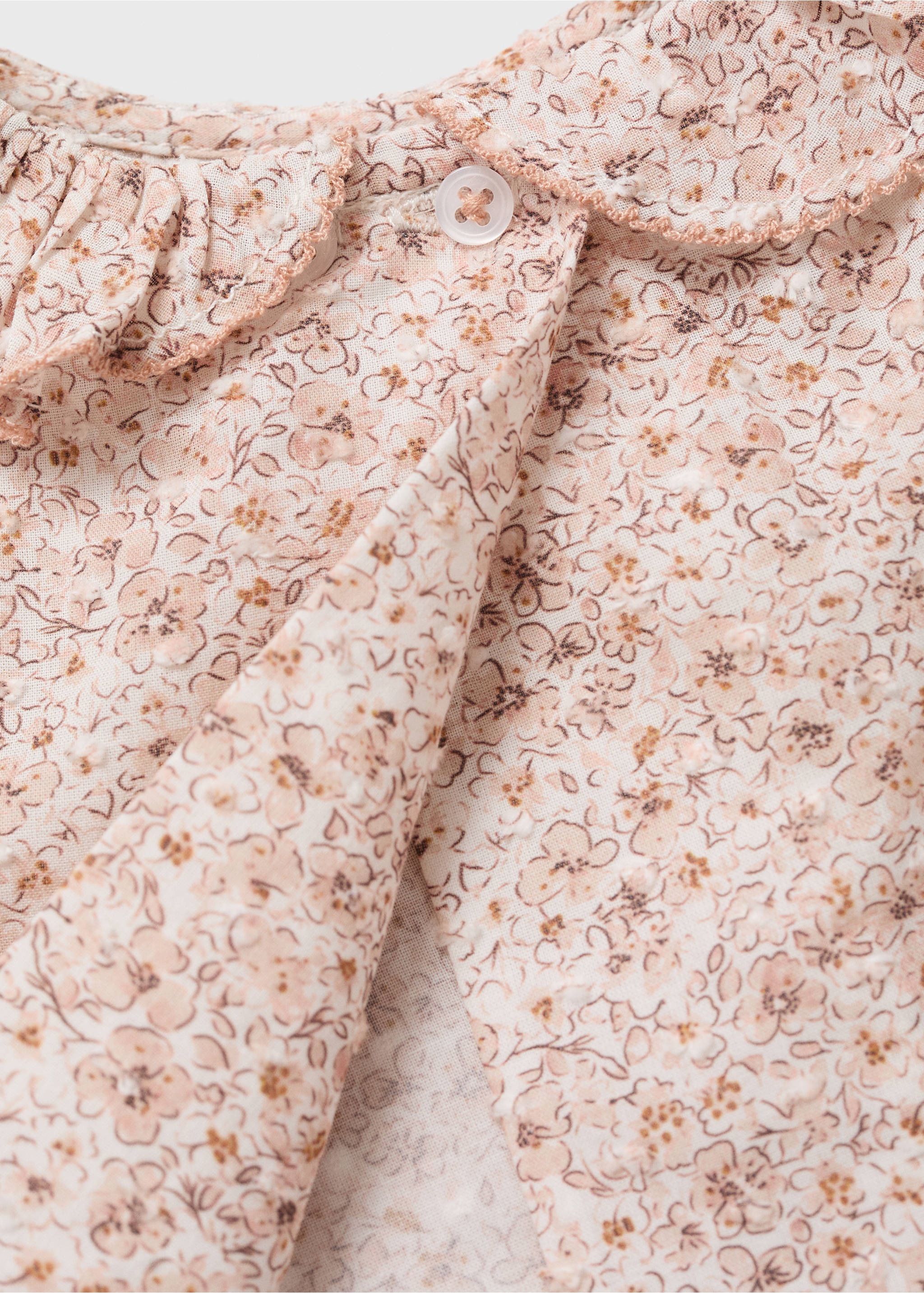 Floral print blouse - Details of the article 0, Pink. Ref: 17013799-00.