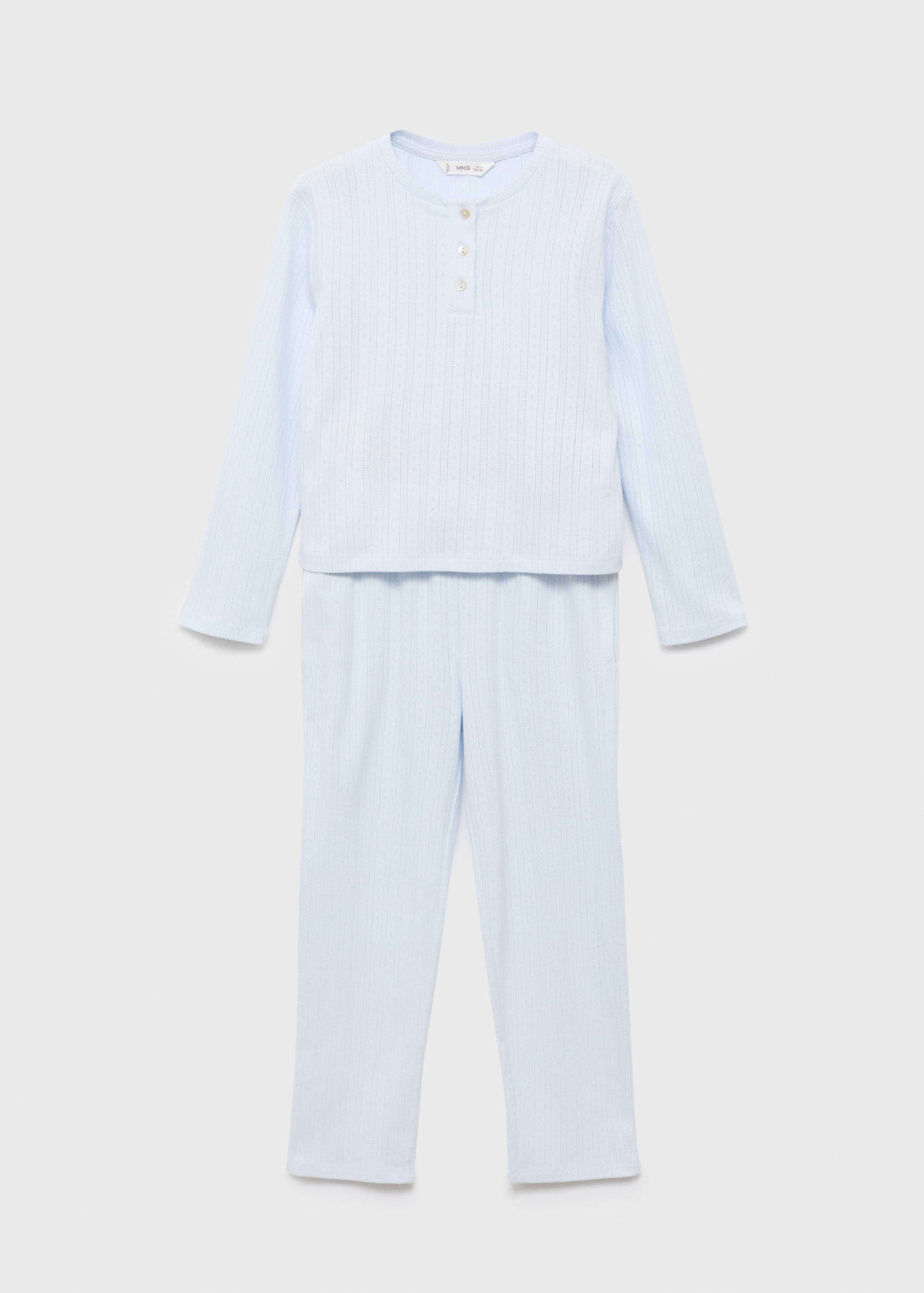Long ribbed pyjama - Article without model