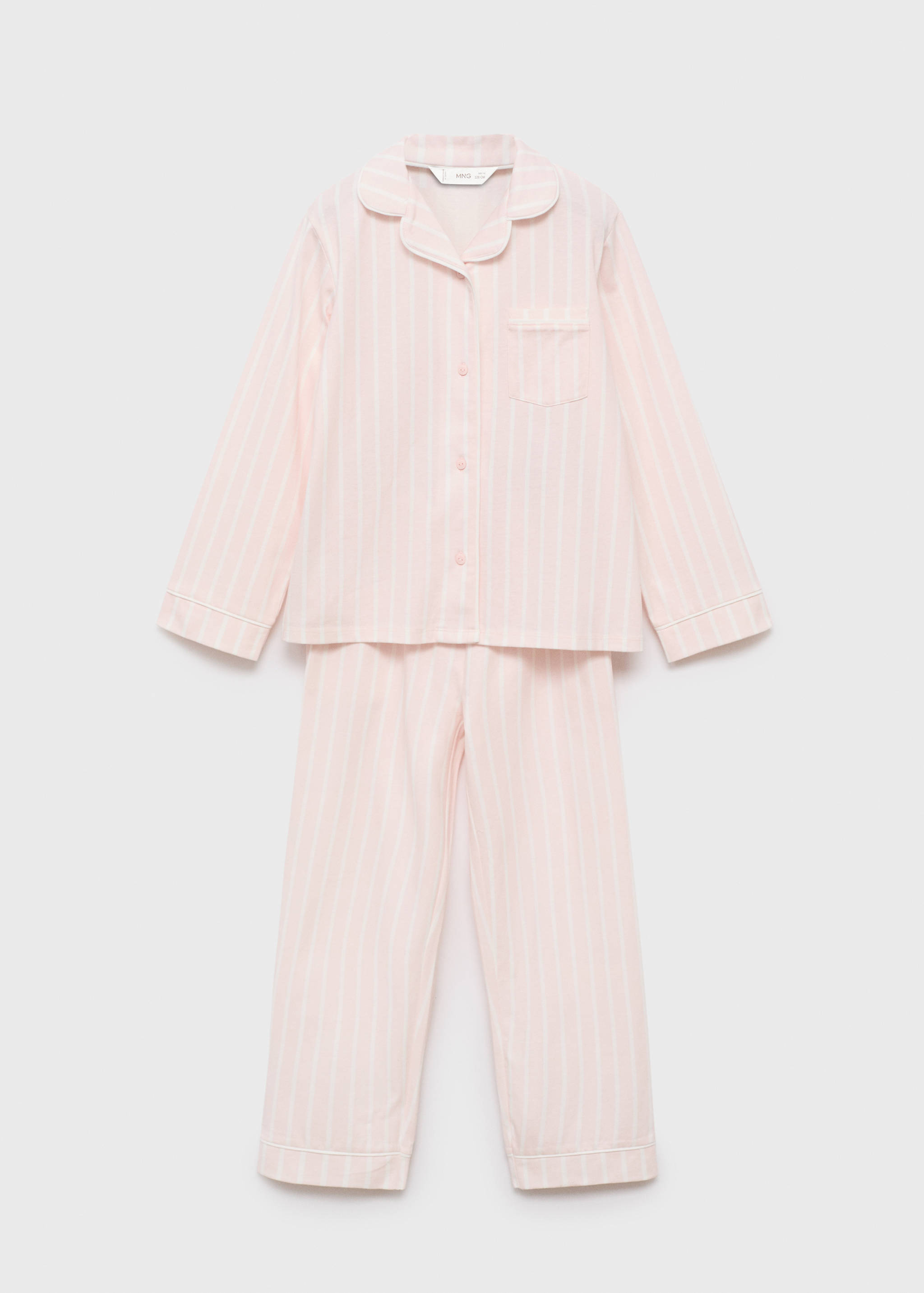 Pyjama long à rayures - Article sans modèle