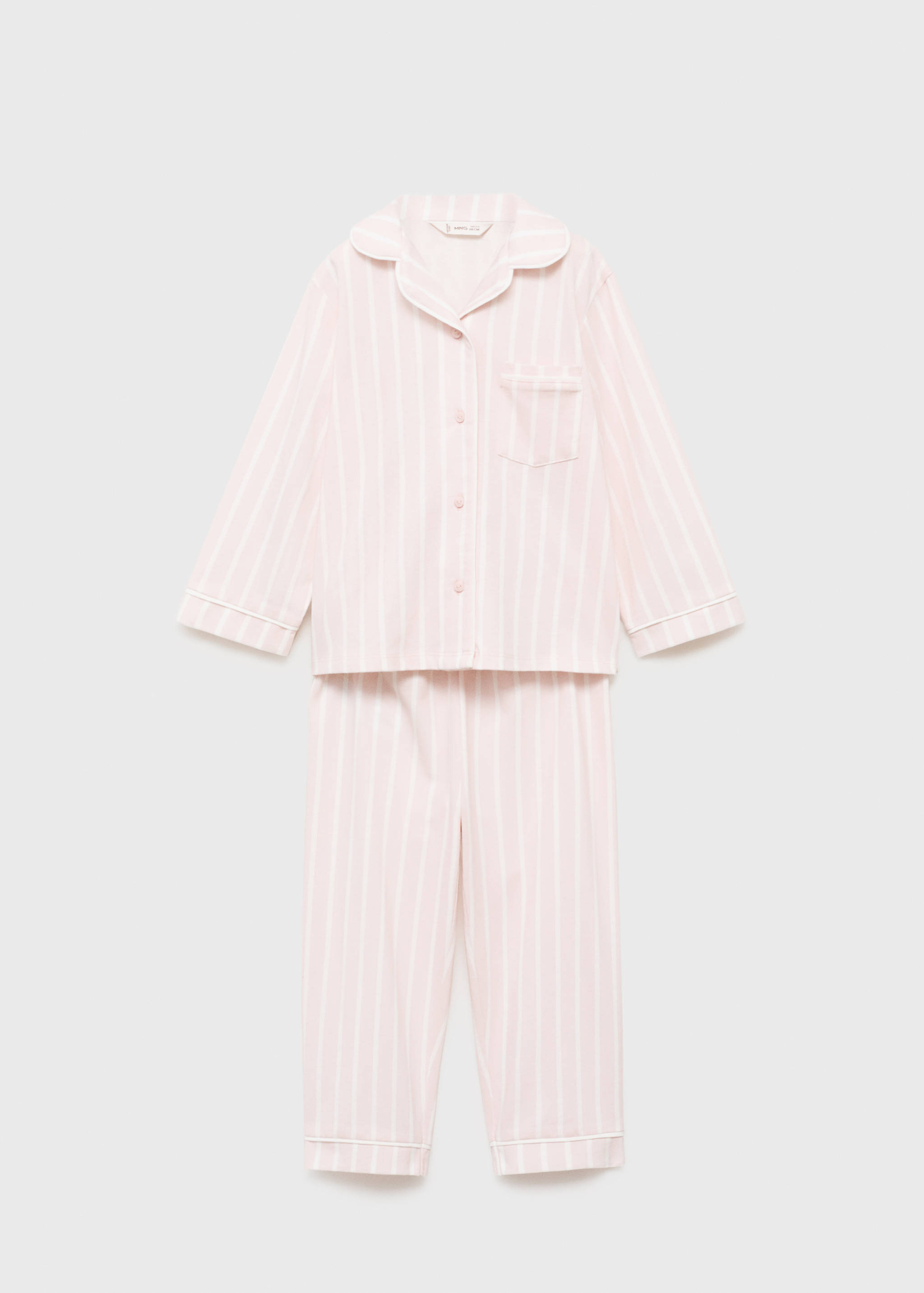 Langer Pyjama mit Streifen - Artikel ohne Model