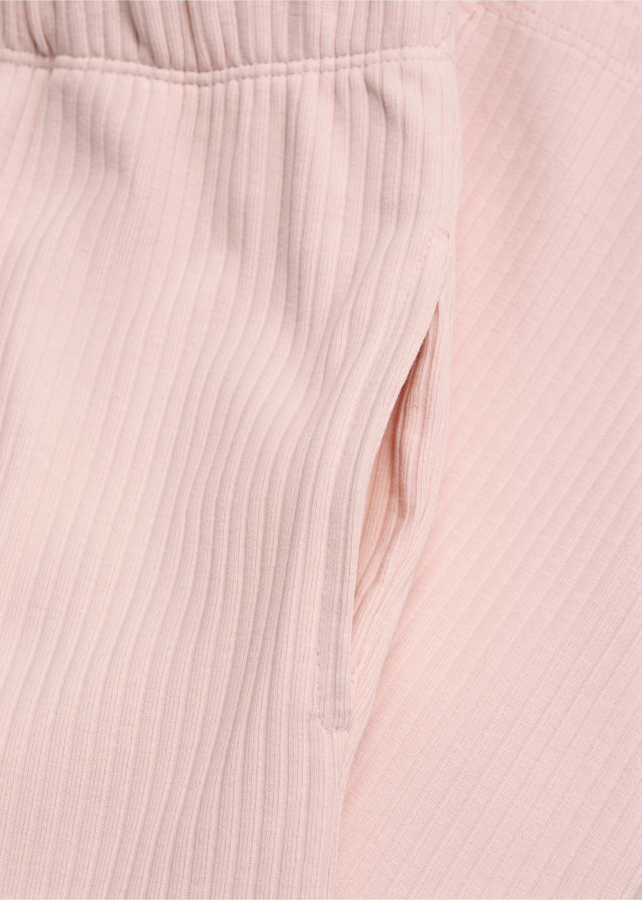 Cotton long pyjamas - Details of the article 0, Pastel Pink. Ref: 17013807-00.