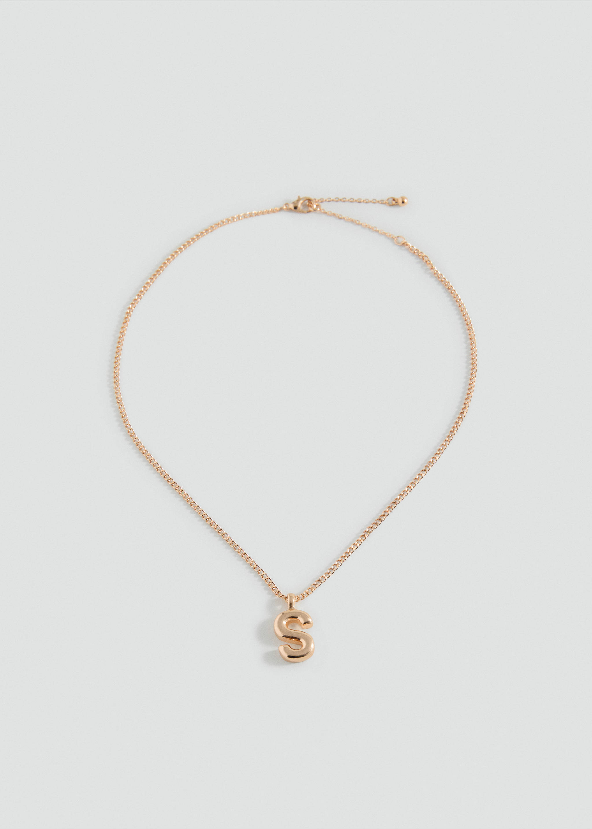 Collier pendentif lettre - Article sans modèle, Or. Ref: 17013808-00.