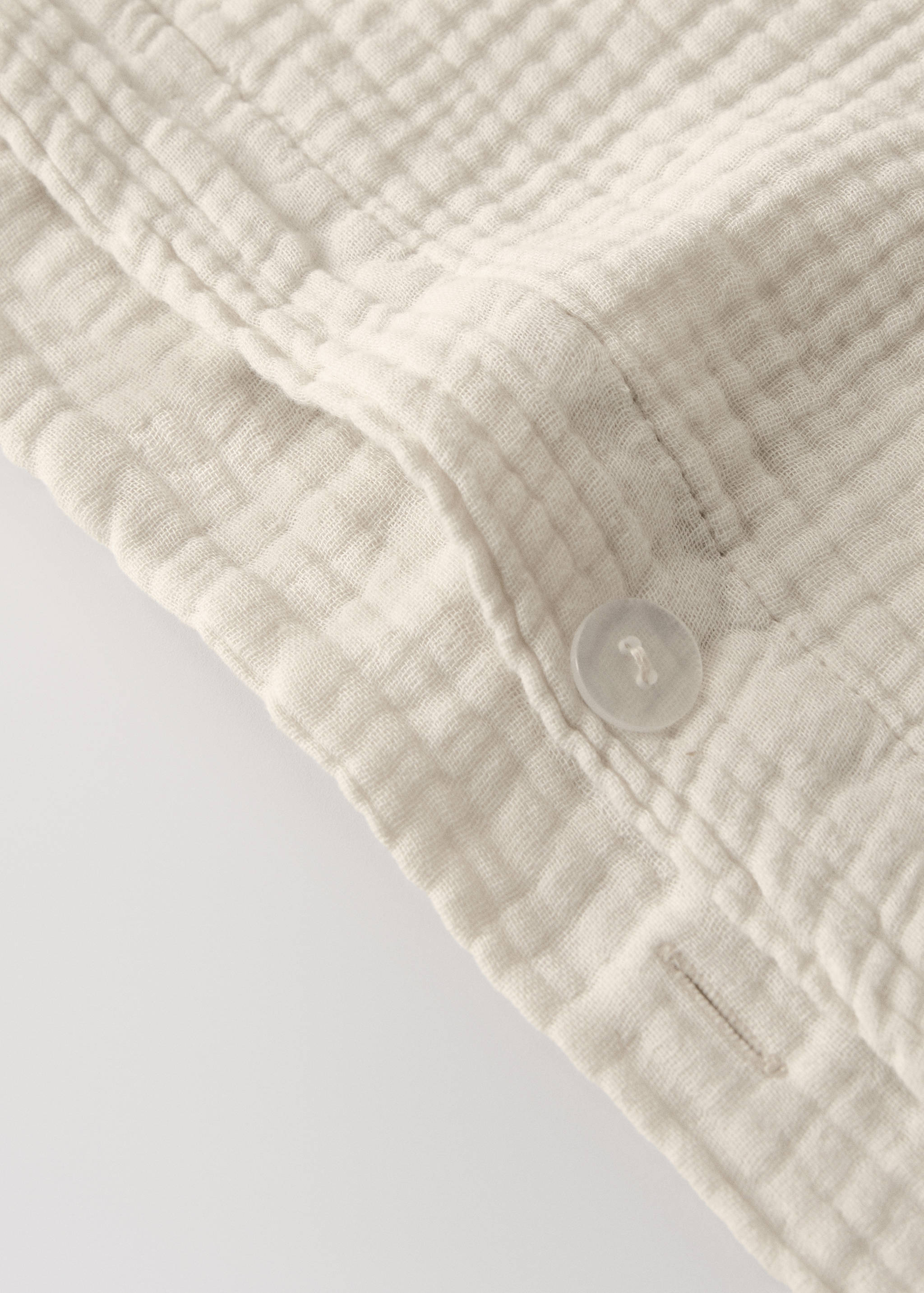 Gauze cotton duvet cover Superking bed - Details of the article 1
