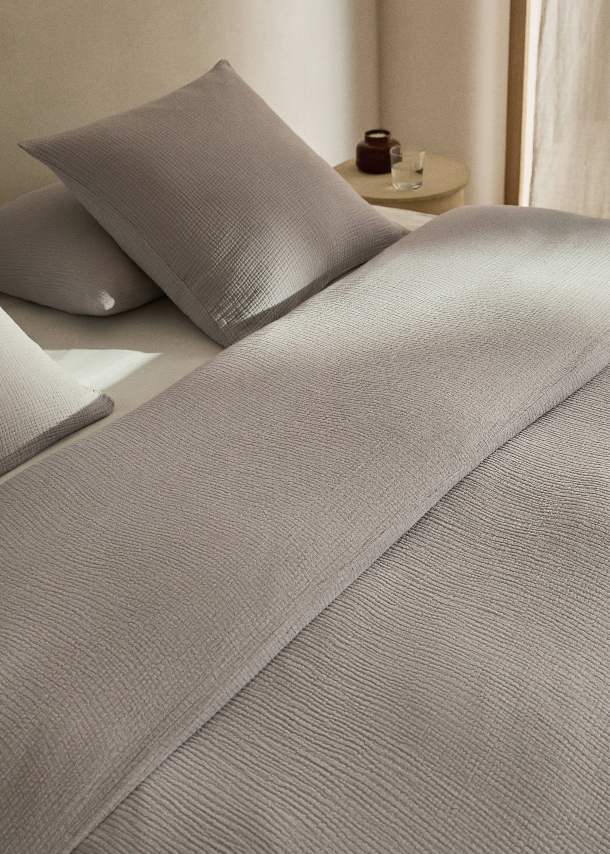 Gauze cotton duvet cover Superking bed - Details of the article 7