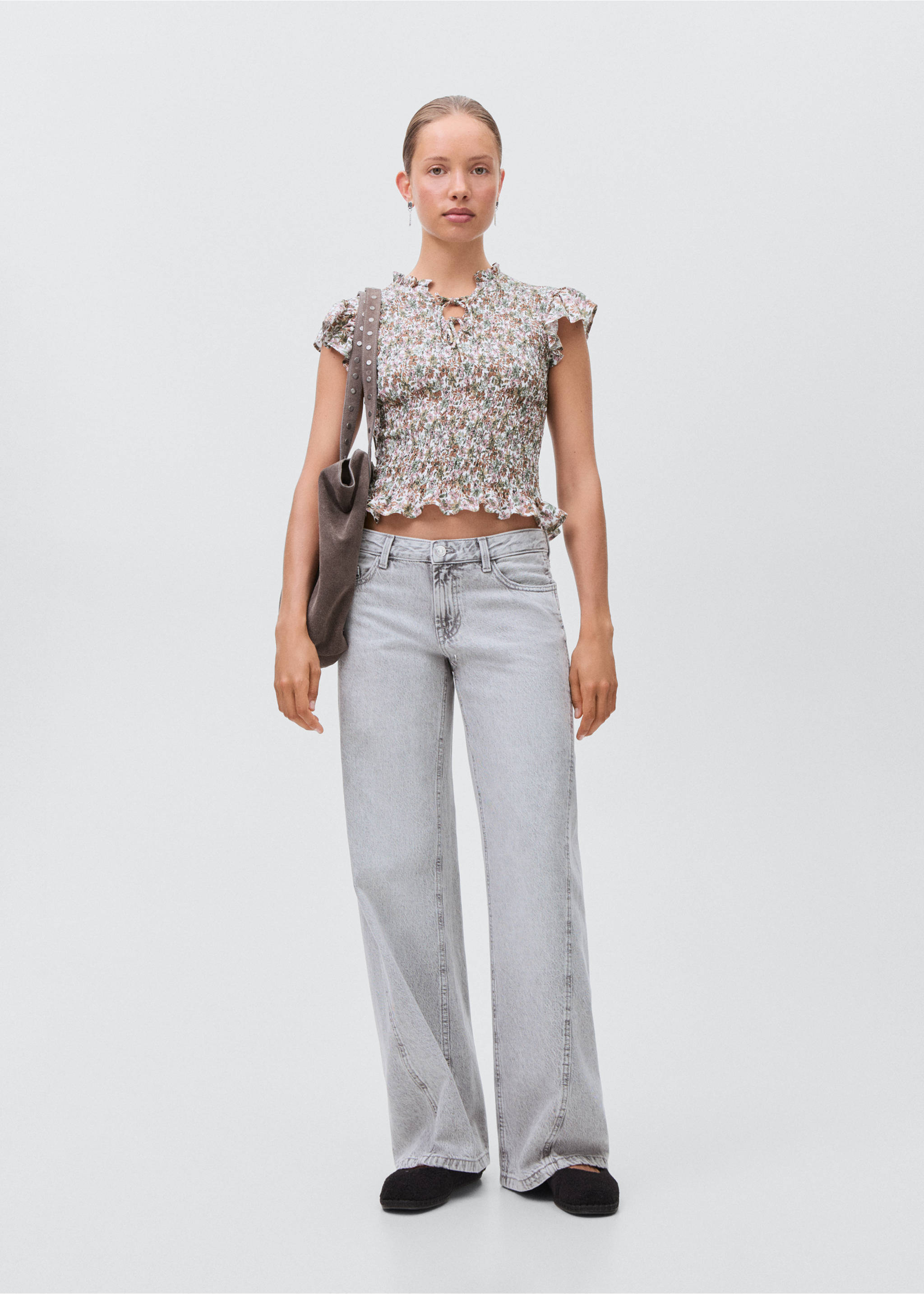 Floral print blouse - General plane, Off White. Ref: 17014082-00.