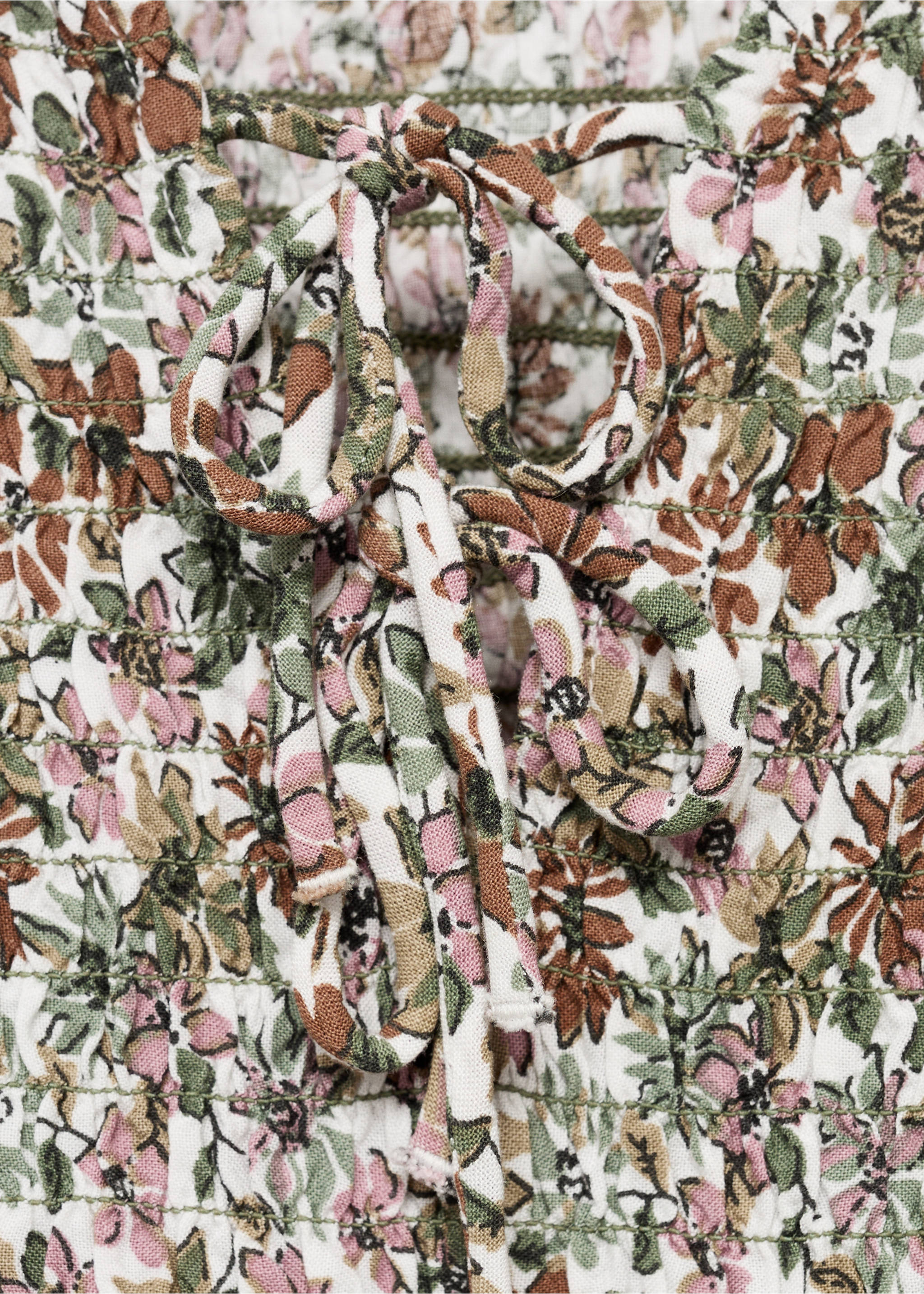 Floral print blouse - Details of the article 8, Off White. Ref: 17014082-00.