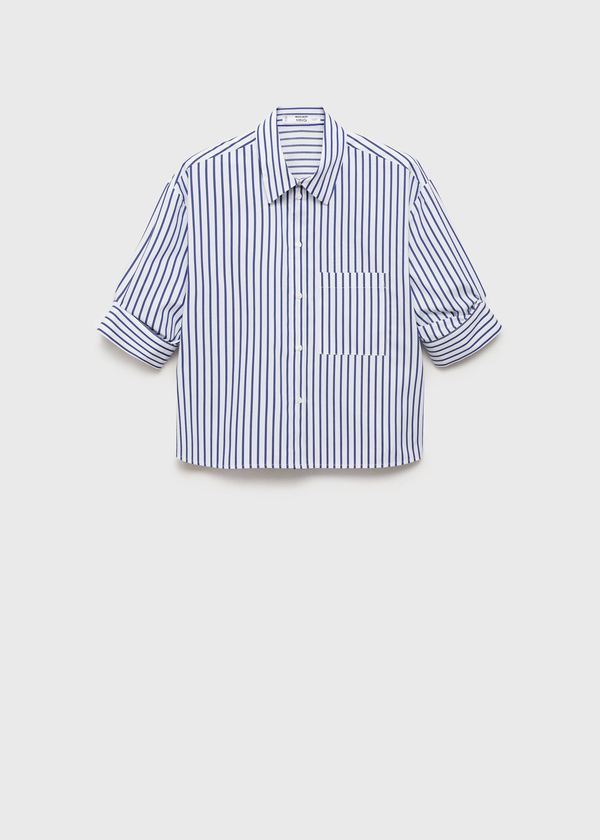 Camisa crop rayas - Artículo sin modelo