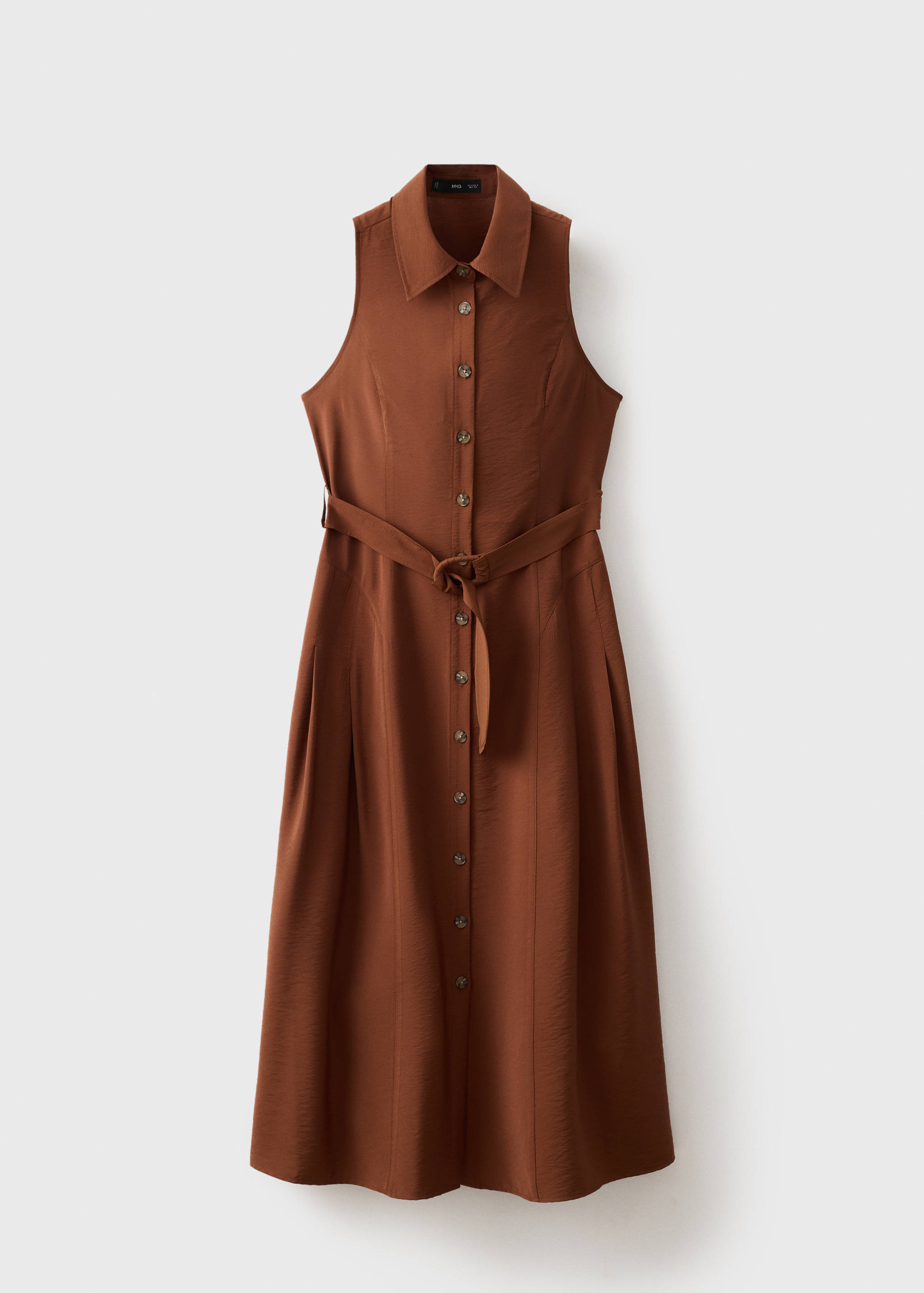 Robe chemisier ceinture - Article sans modèle