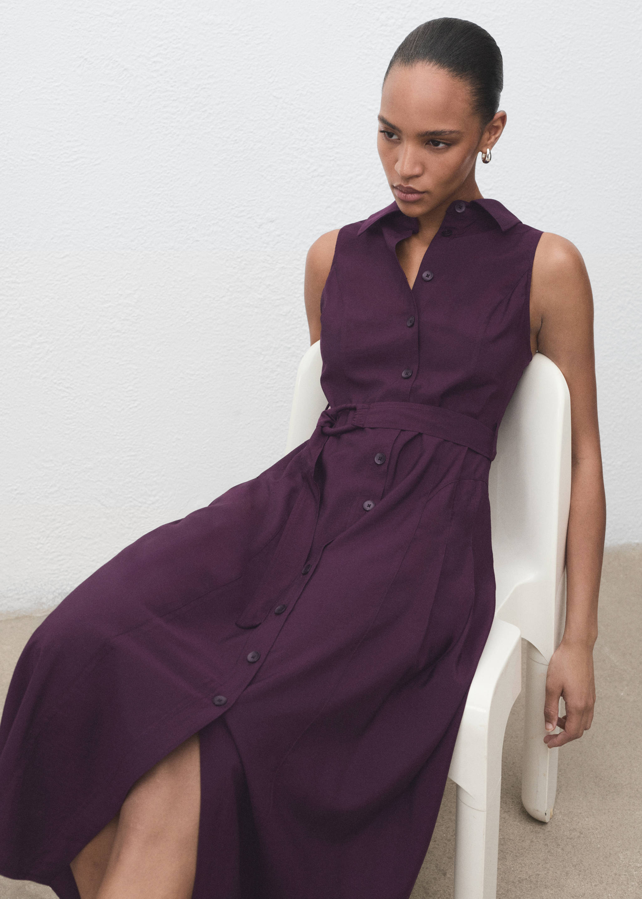 Hemdkleid mit Gürtel - Detail des Artikels 2