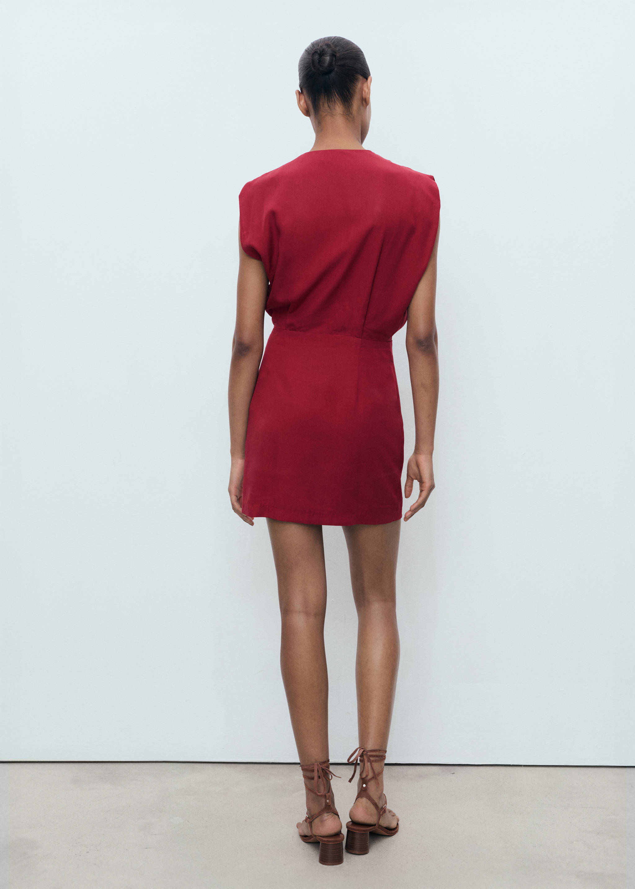 Lyocell-Wickelkleid - Rückseite des Artikels