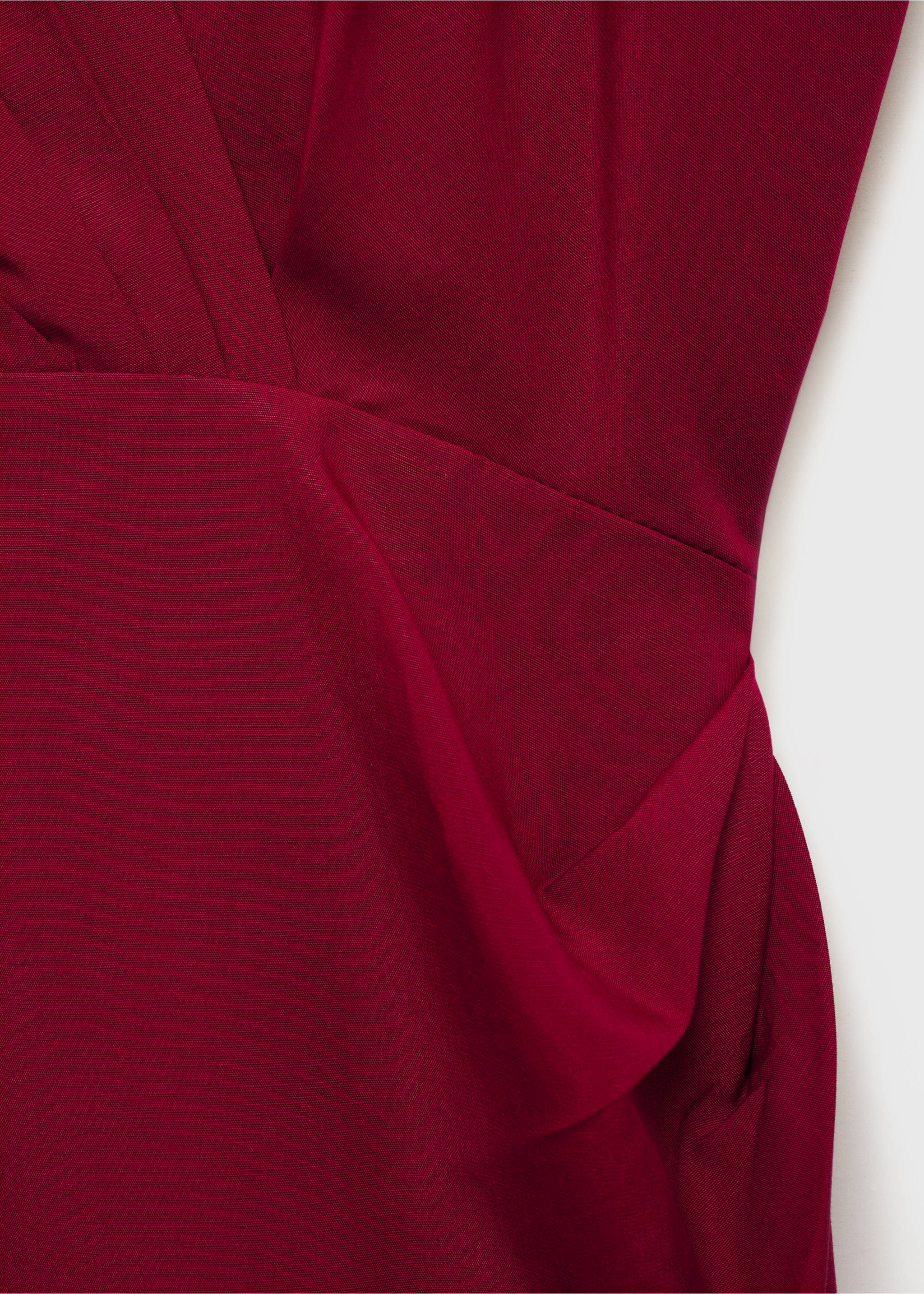 Lyocell-Wickelkleid - Detail des Artikels 0, Granatrot. Ref: 17014086-00.