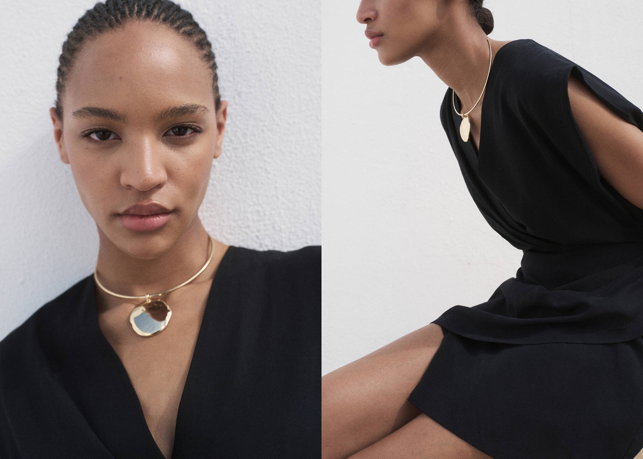 Lyocell wrap dress - Panoramic plane