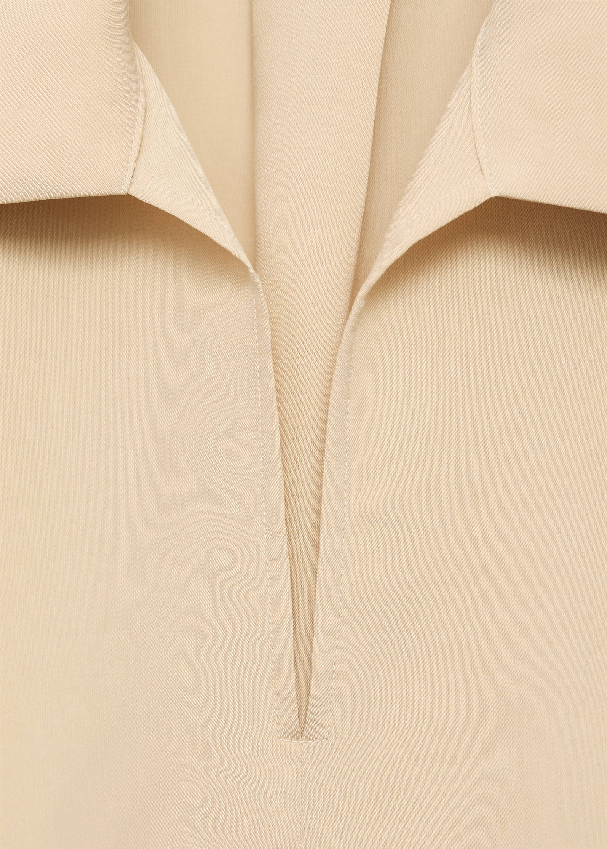 Oversize-Hemd mit Dreiviertelärmeln - Detail des Artikels 8