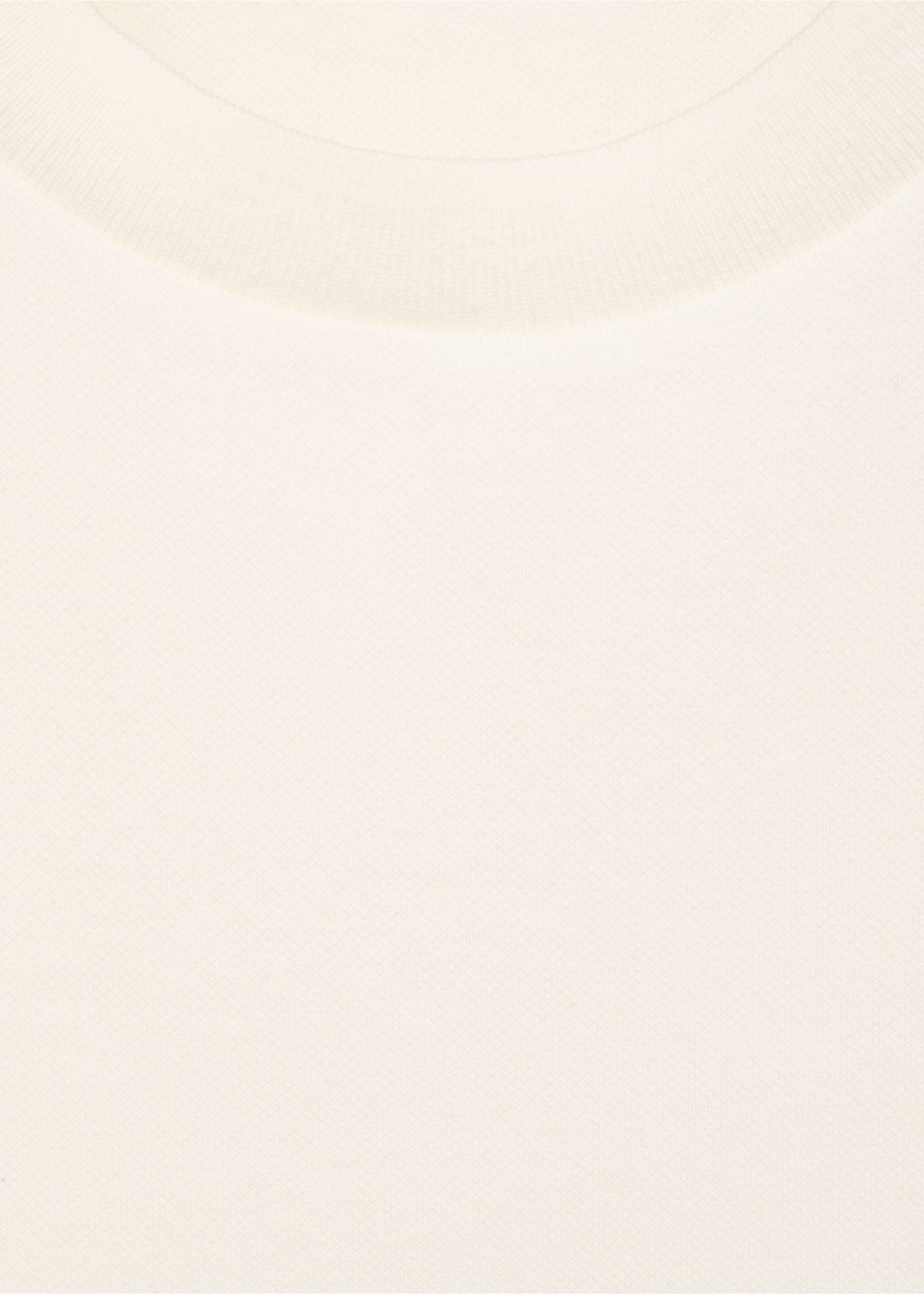 T-shirt coton manches courtes - Détail de l'article 8, Écru. Ref: 17014099-00.